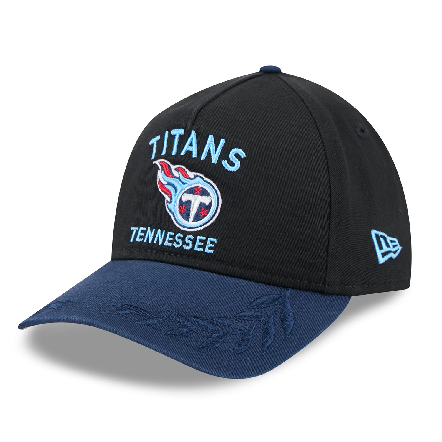 Tennessee Titans 2025 NFL Draft 9TWENTY A-Frame Adjustable Cap Schwarz