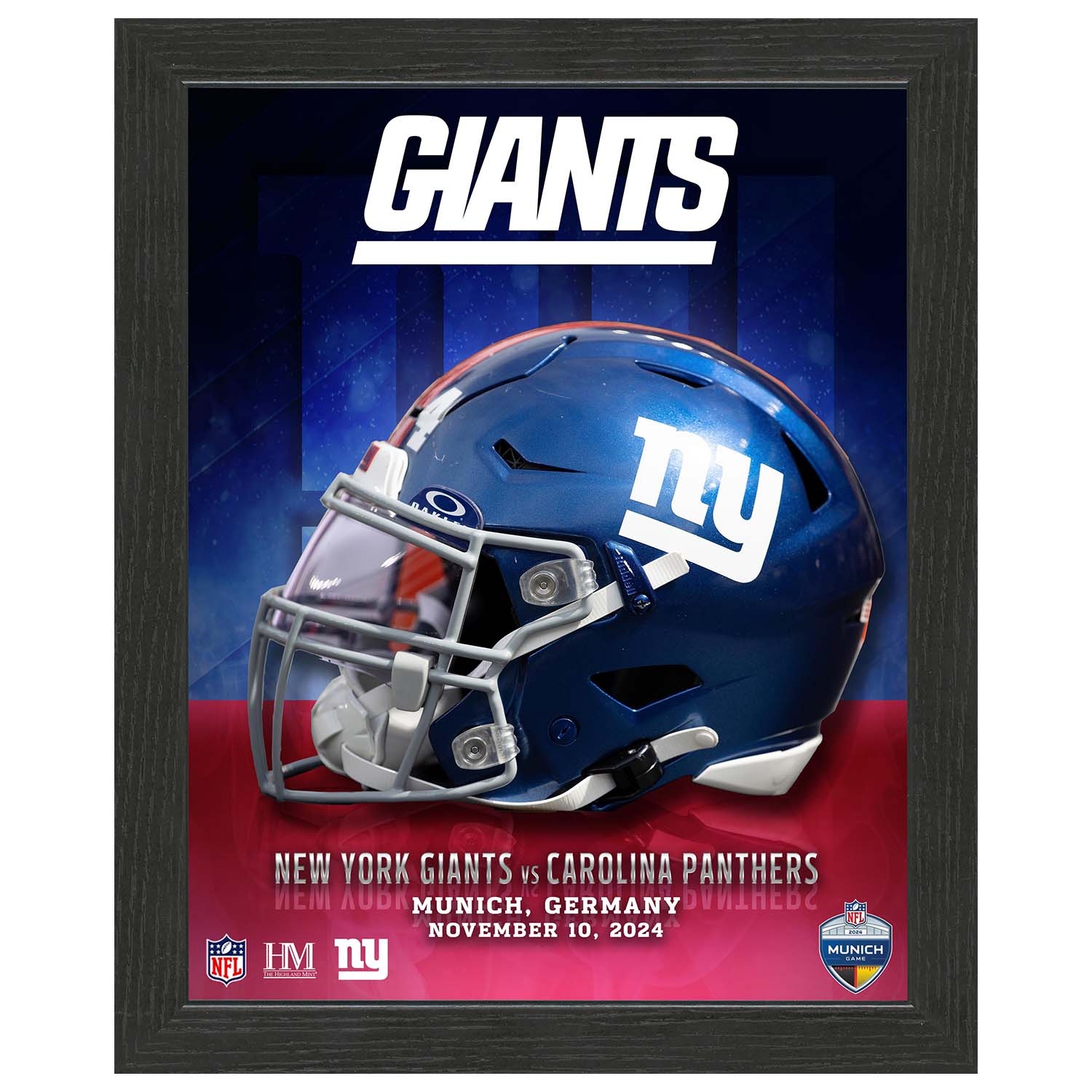 2024 NFL Munich Game New York Giants Framed Photo