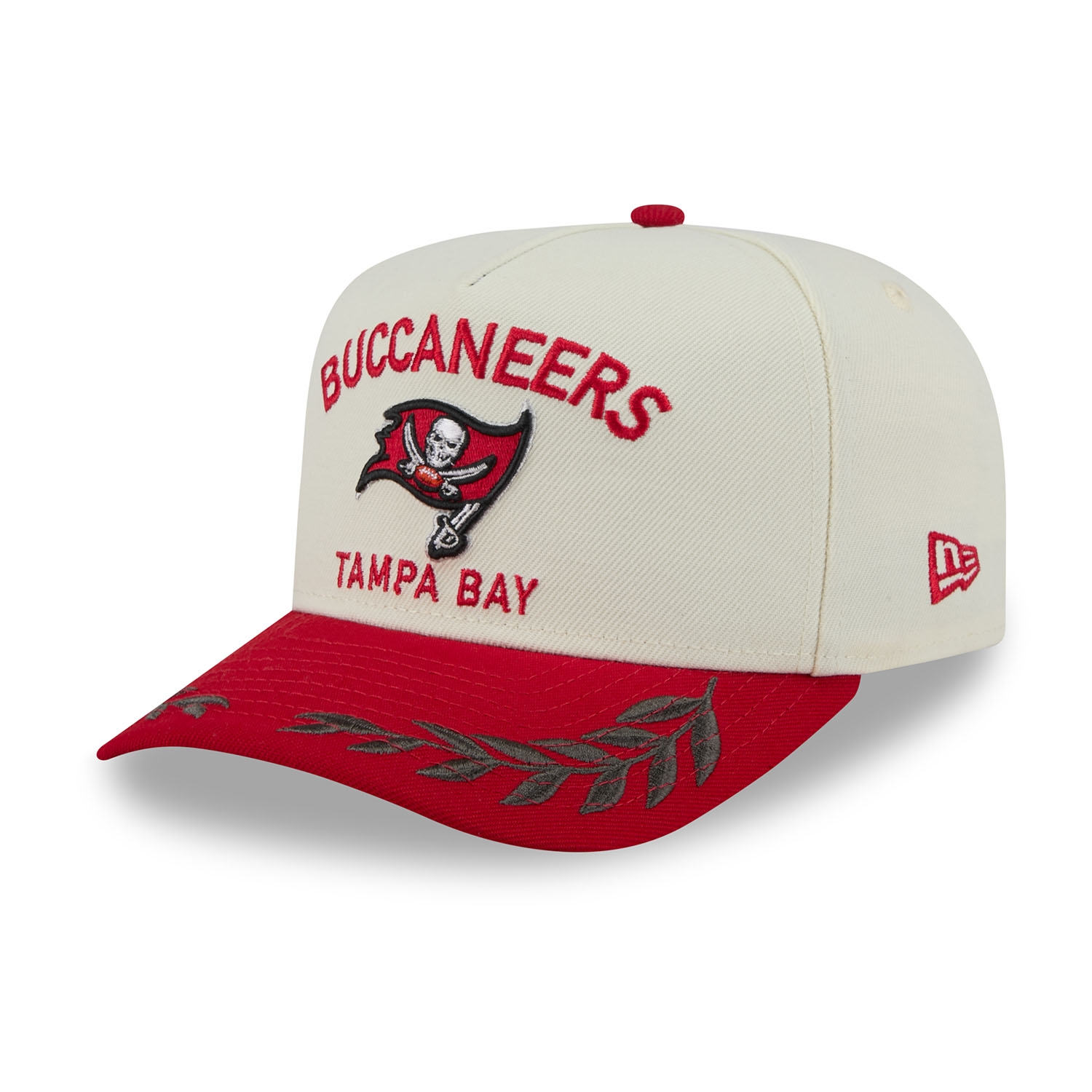 Tampa Bay Buccaneers 2025 NFL Draft 9FIFTY A-Frame Snapback Cap Cream