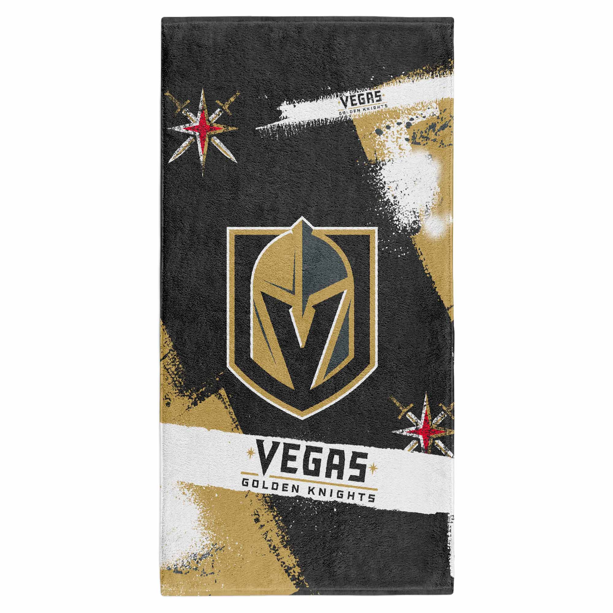 Vegas Golden Knights Spray NHL Beach Towel