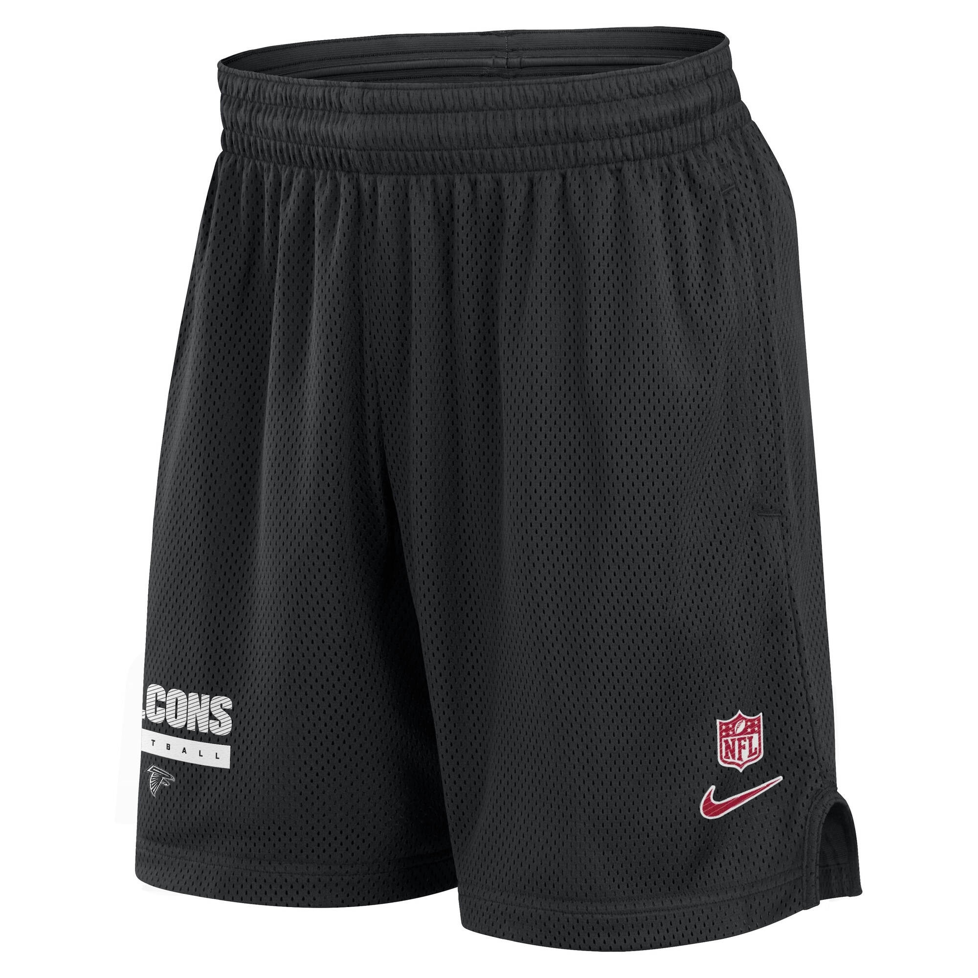 Atlanta Falcons 2024 NFL Sideline Mesh Nike Dri-FIT Shorts Schwarz