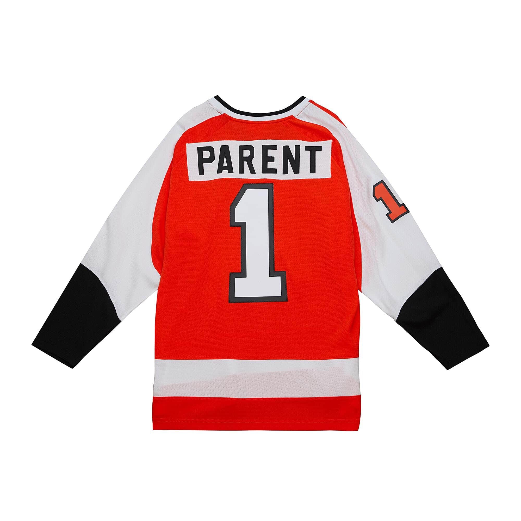 Bernie Parent #1 Philadelphia Flyers 1974-75 Mitchell & Ness NHL Trikot