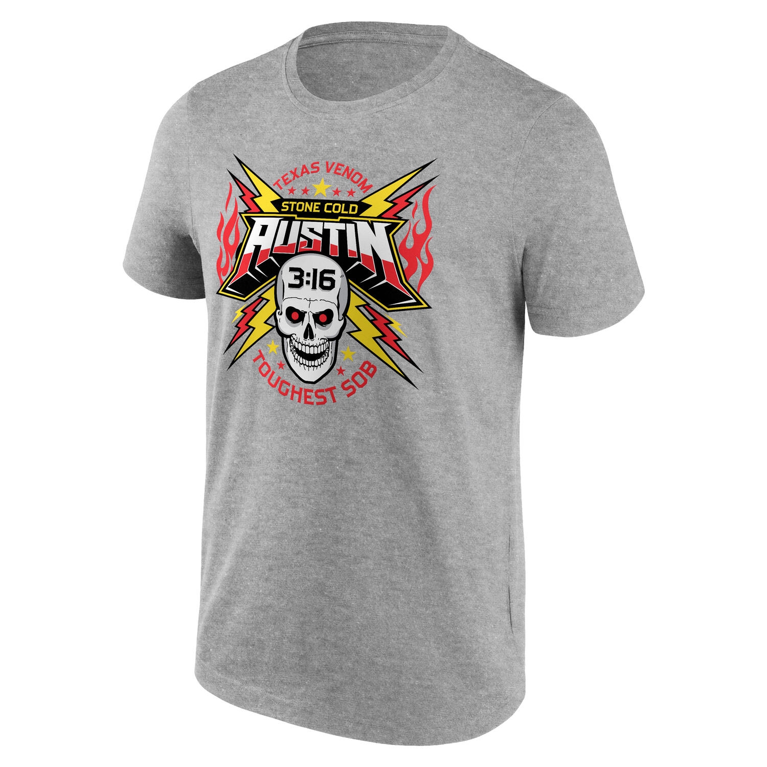 Stone Cold Steve Austin WWE Superstar T-Shirt Gray