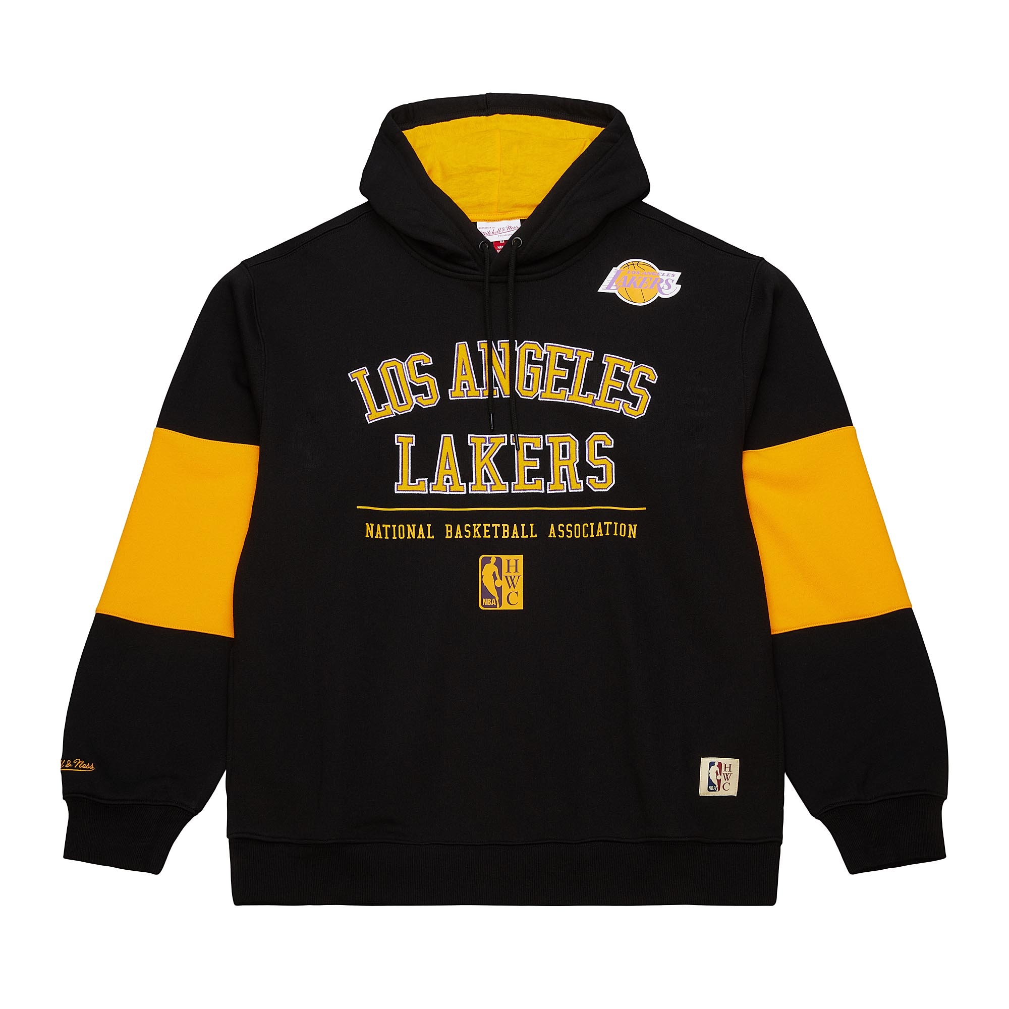 Los Angeles Lakers Mitchell & Ness Retro Fleece NBA Hoodie Schwarz
