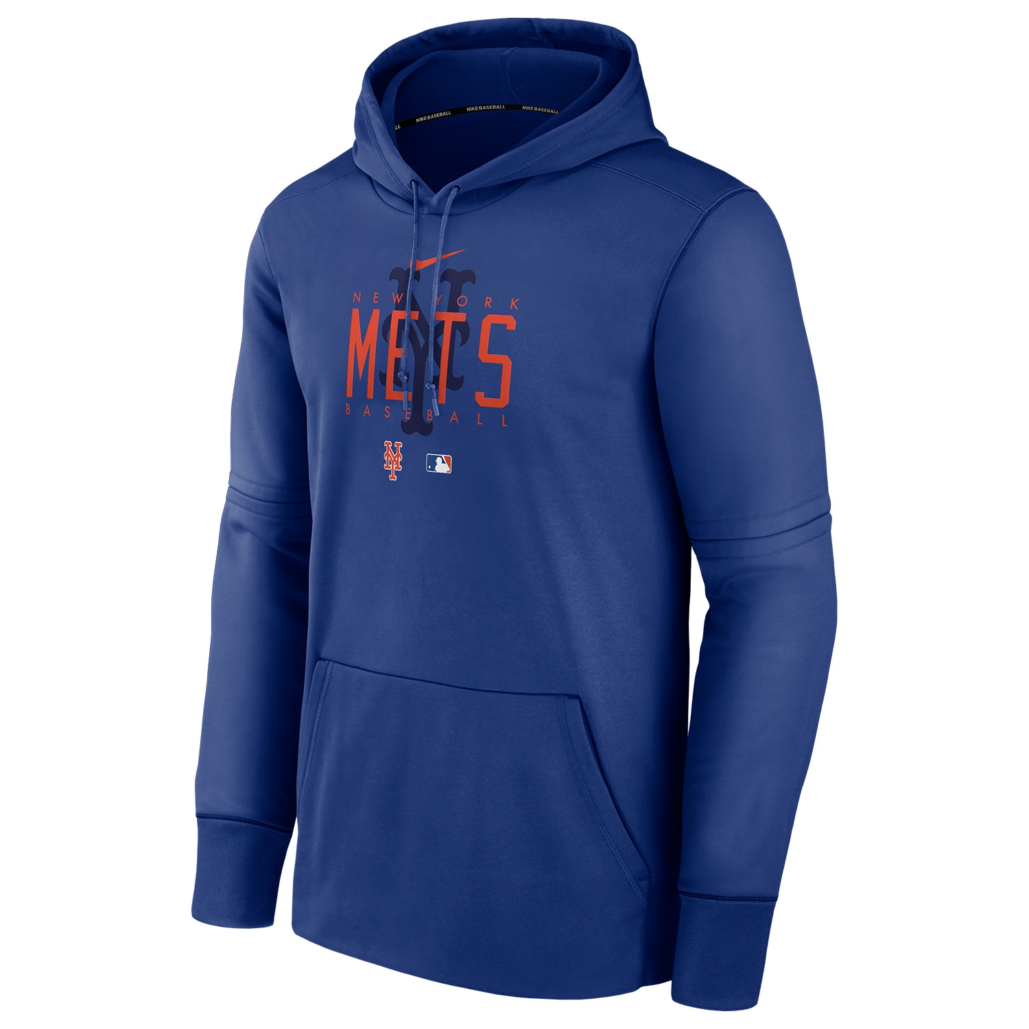 New York Mets 2023 MLB Authentic Pregame Nike Therma Hoodie