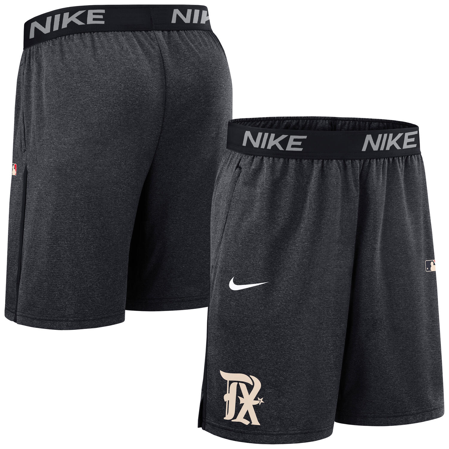 Texas Rangers 2025 City Connect MLB Authentic Nike Shorts Navy