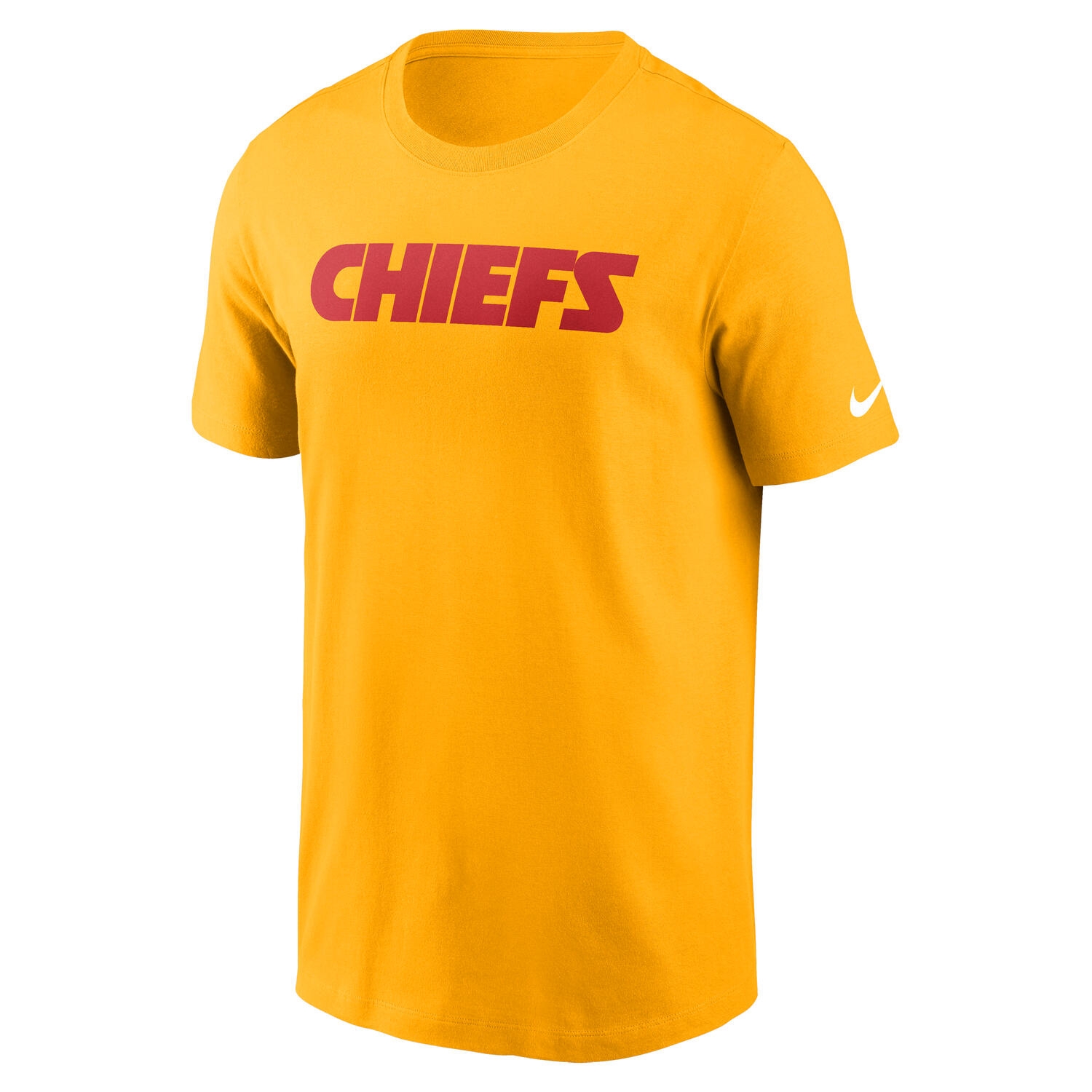 Kansas City Chiefs Nike Essential Wordmark NFL T-Shirt Gelb