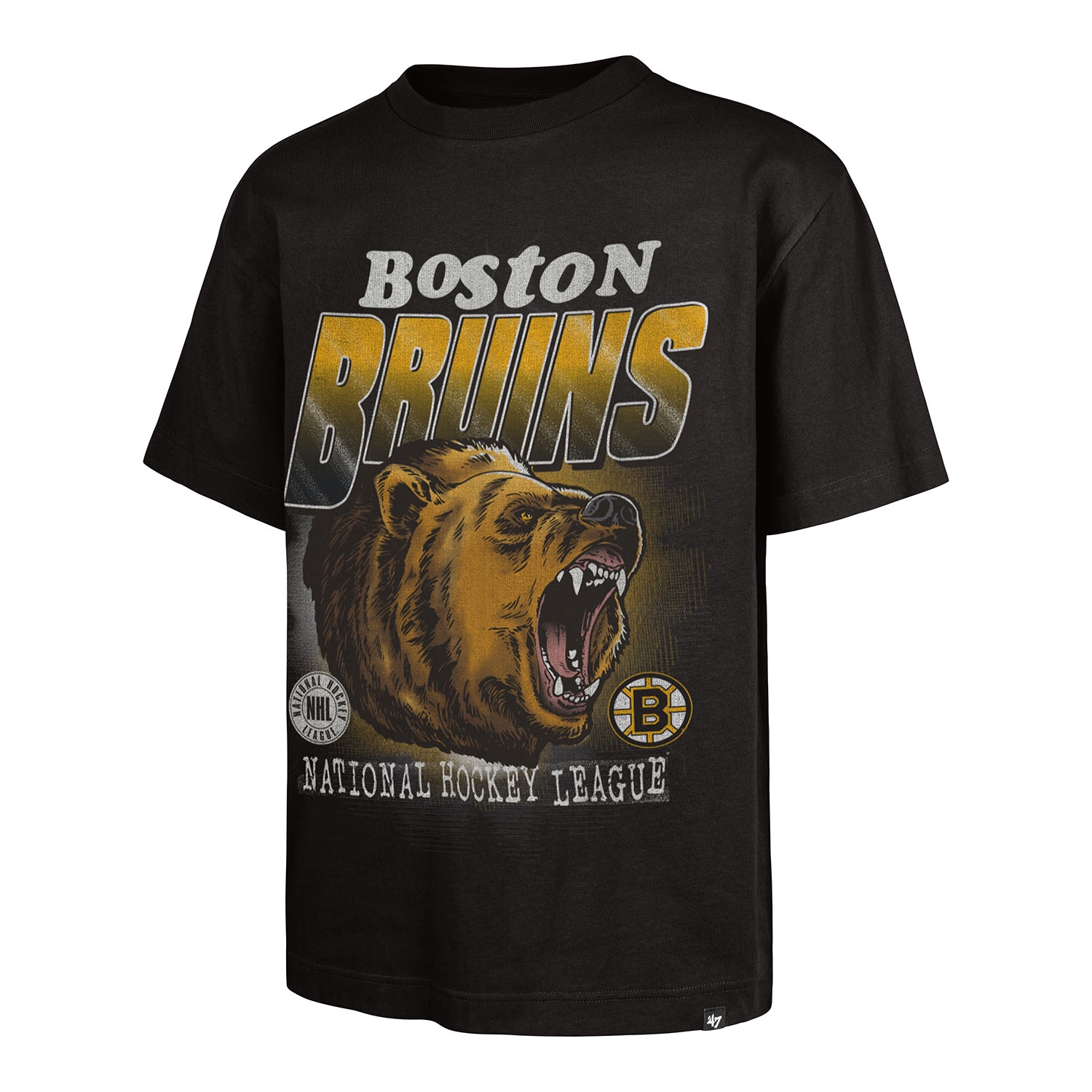 Boston Bruins Sigma '47 Foundation NHL T-Shirt Carbonite