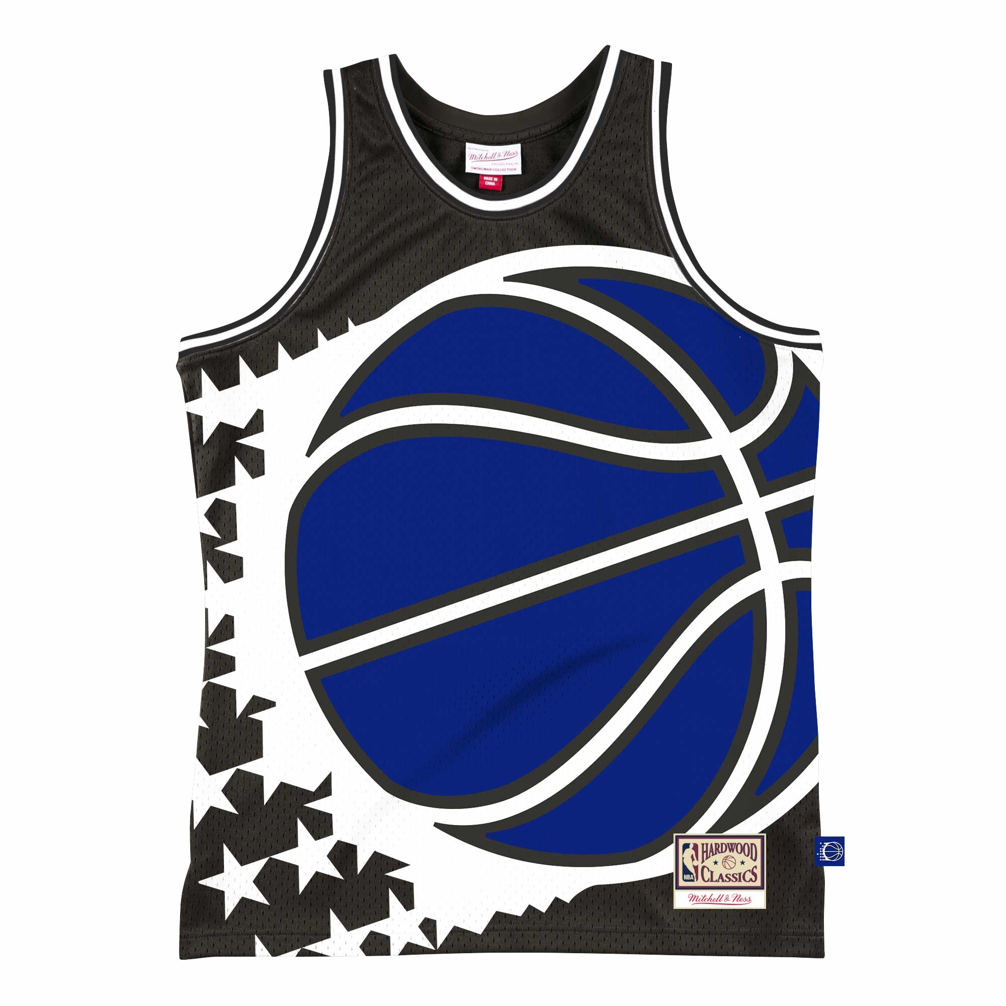 Orlando Magic Big Face 2.0 Mitchell & Ness NBA Jersey Black