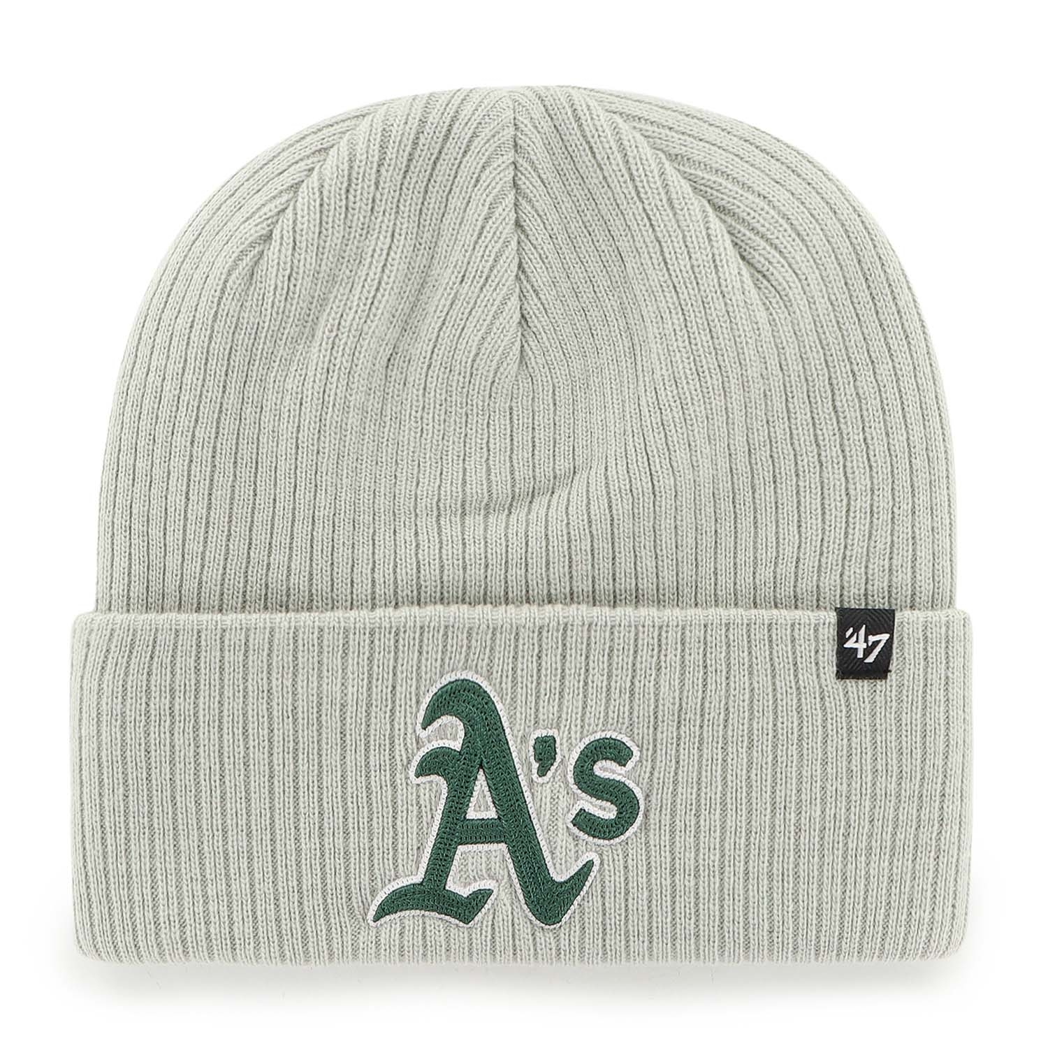 Oakland Athletics '47 Chain Stitch MLB Knit Hat Gray
