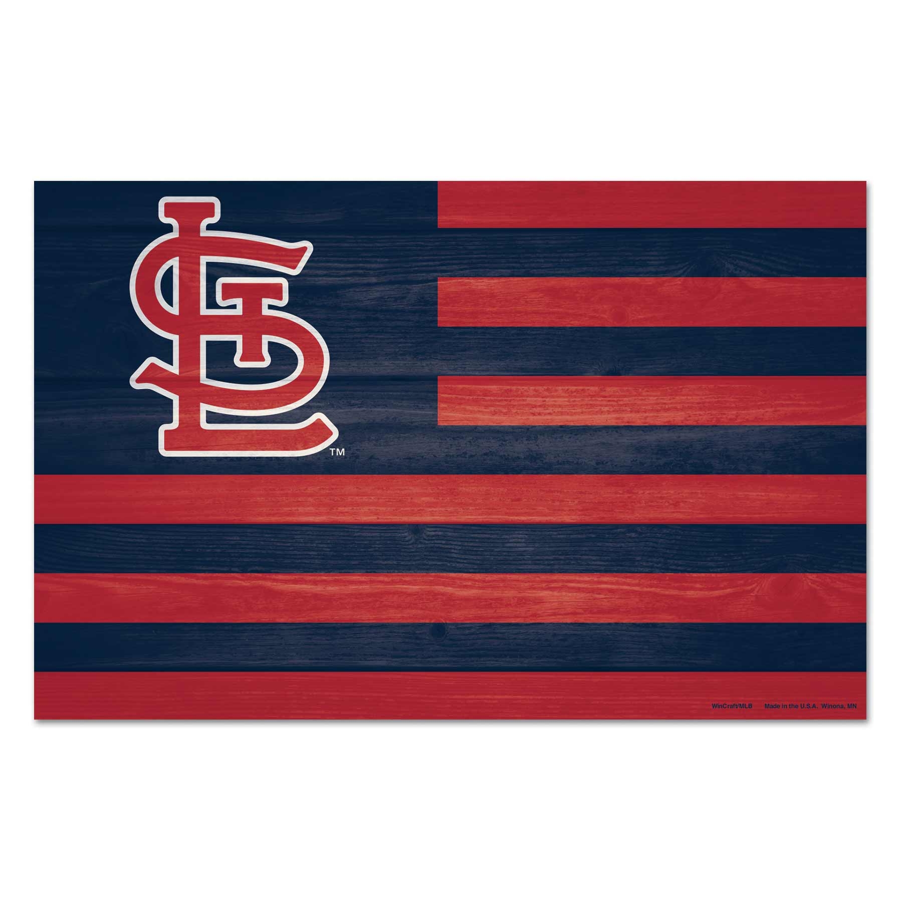 St. Louis Cardinals WinCraft MLB Americana Holzschild