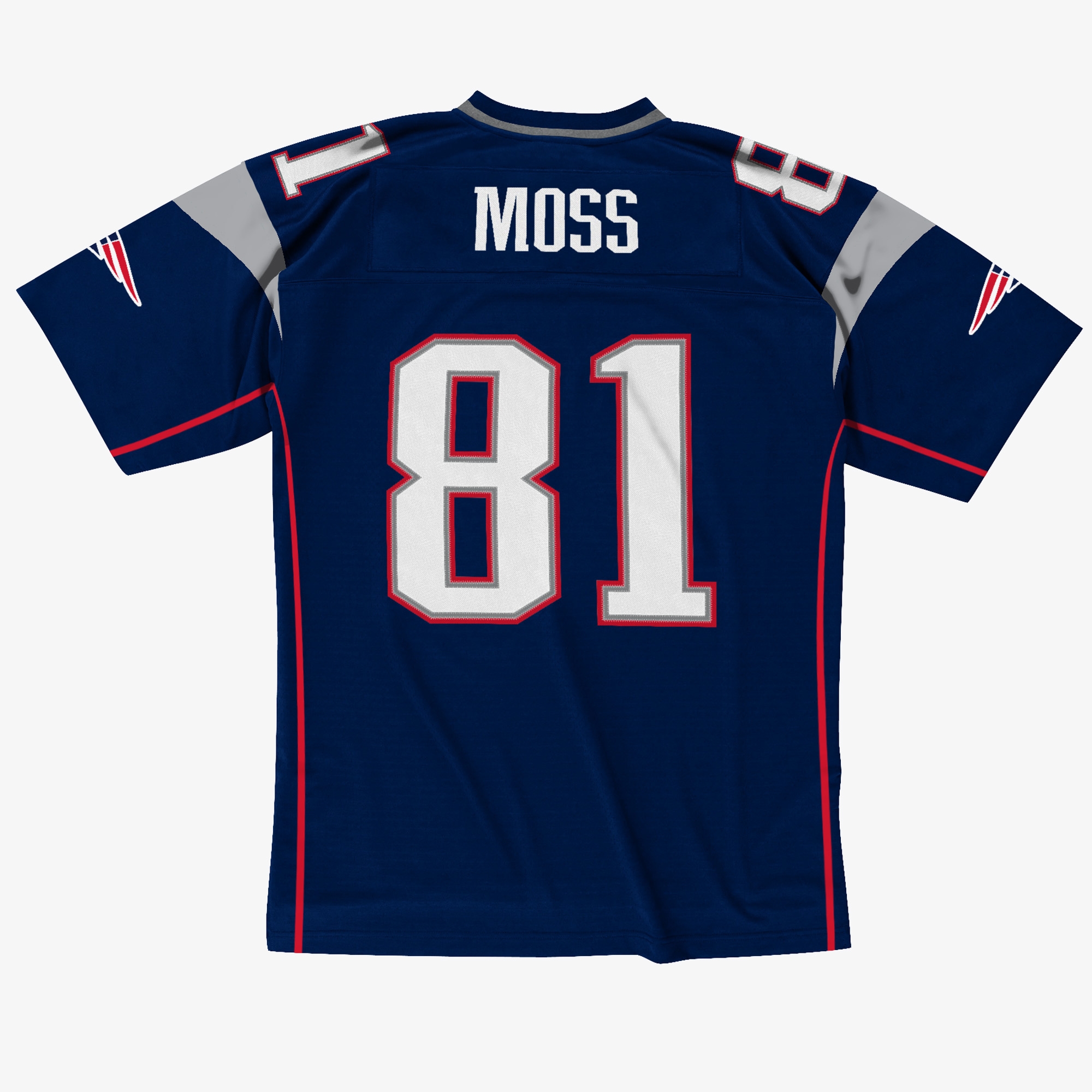 Randy Moss #81 New England Patriots 2007 Legacy Throwback NFL Jersey Navy