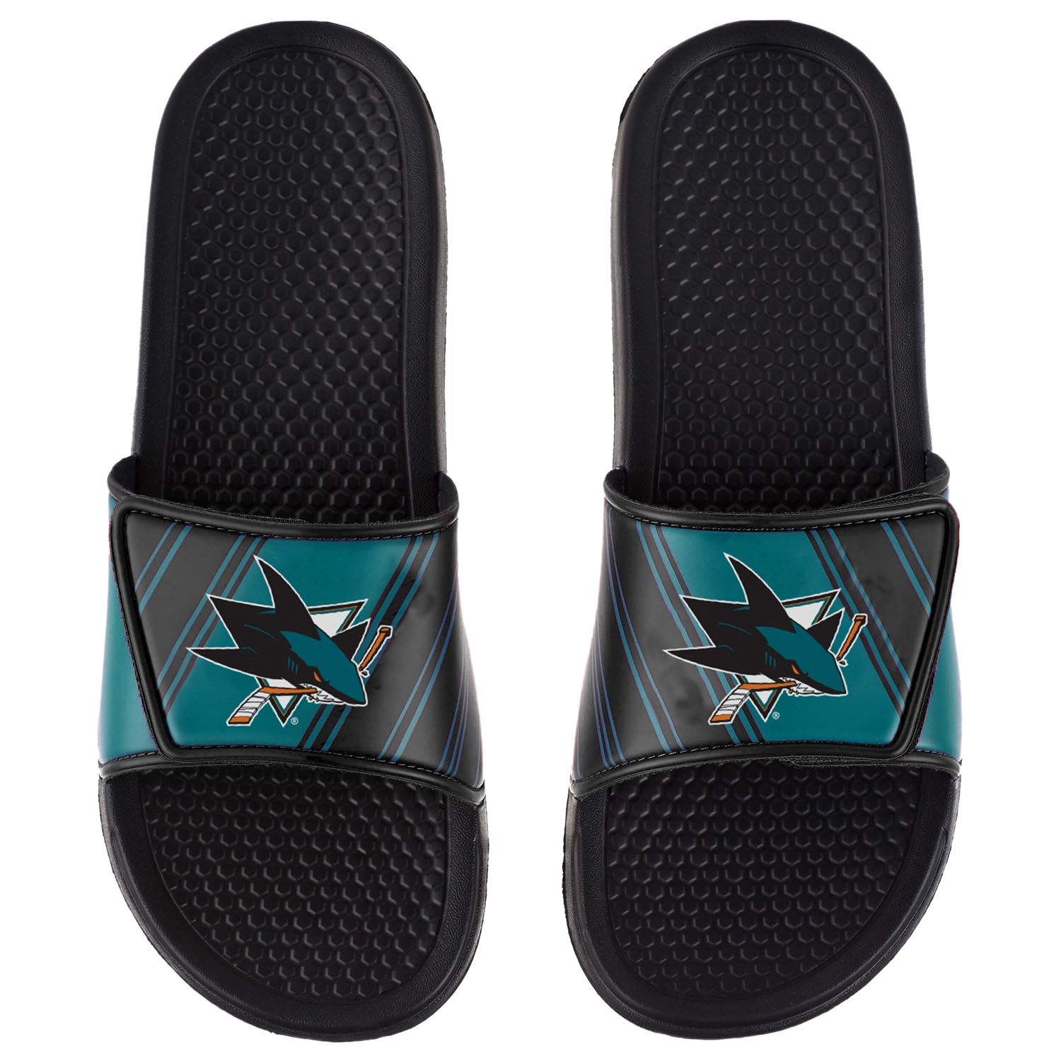 San Jose Sharks Legacy Velcro NHL Sport Slides