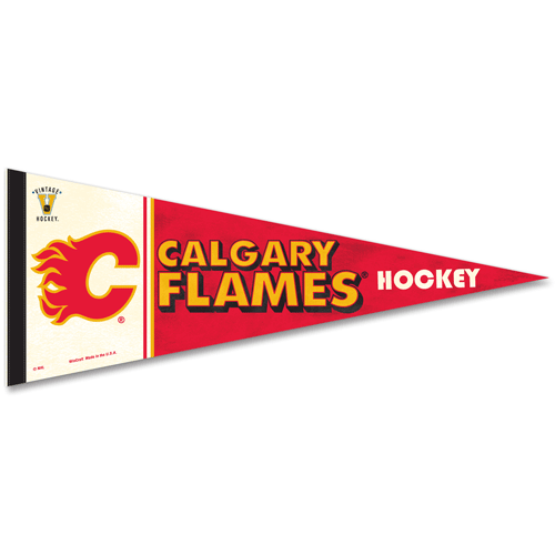 Calgary Flames Vintage Premium NHL Wimpel