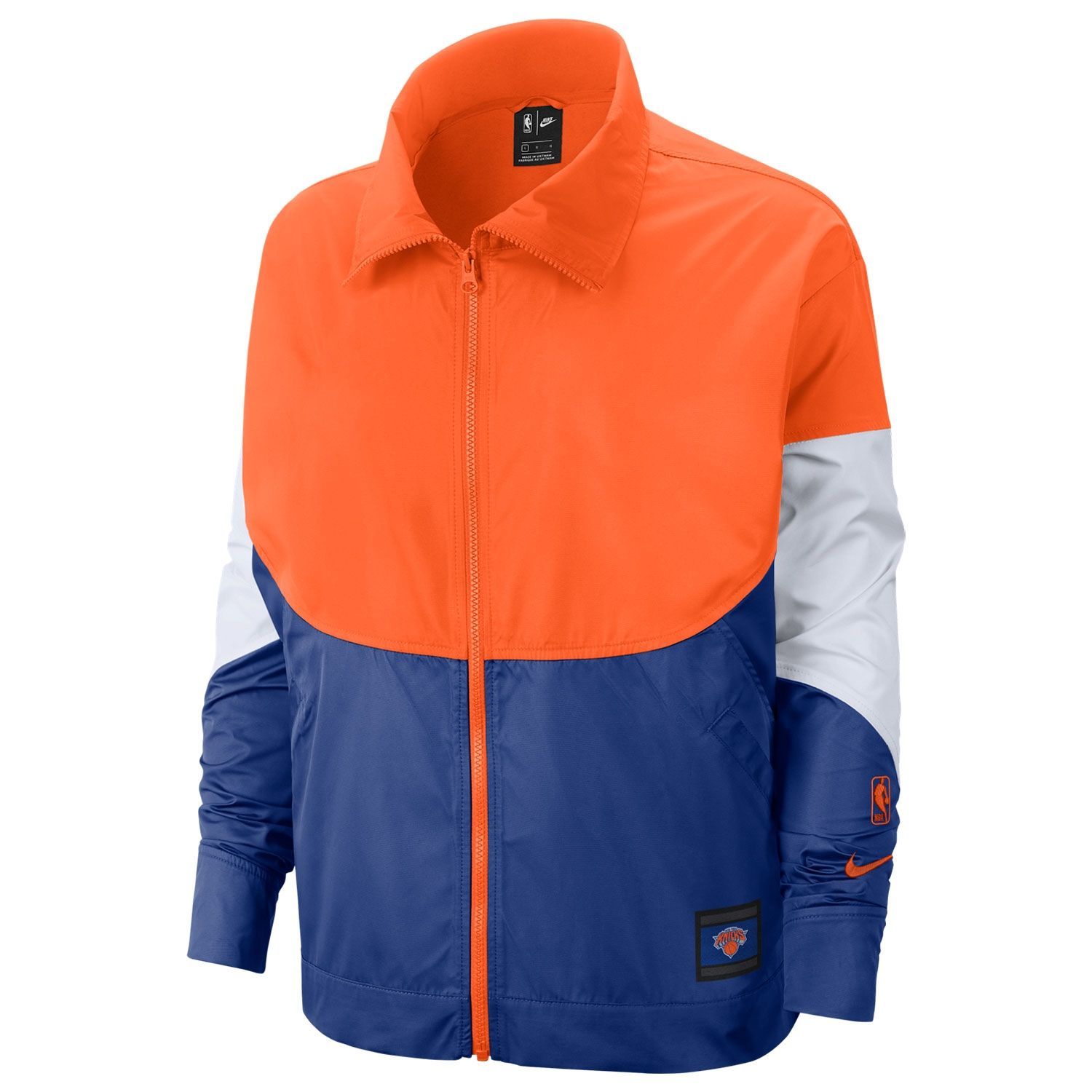 New York Knicks Courtside Snap NBA Jacket (WOMEN'S)