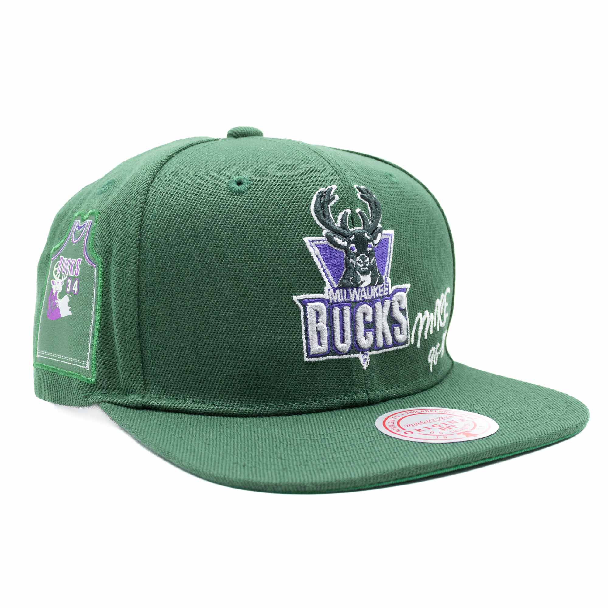 Milwaukee Bucks Jersey Love Mitchell & Ness Snapback NBA Cap Grün