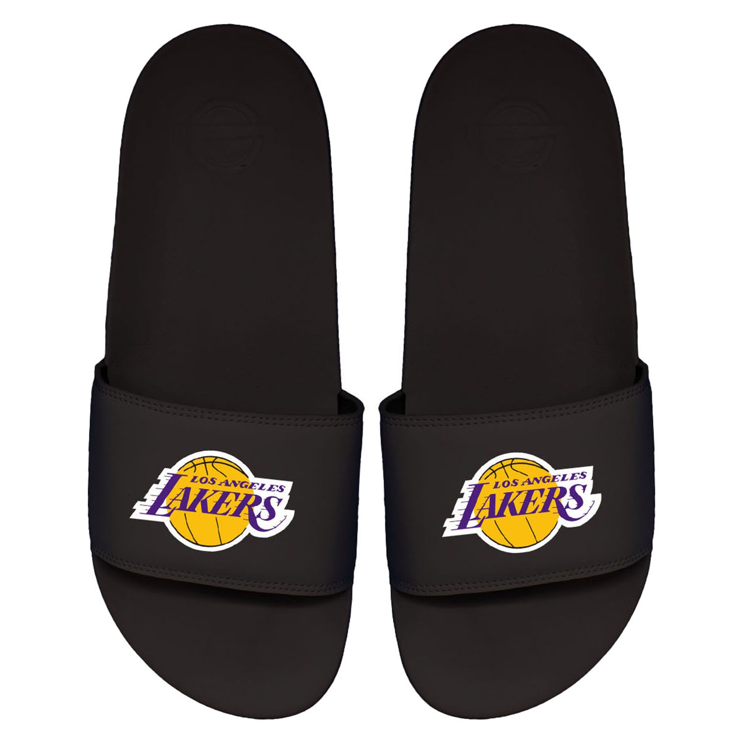 Los Angeles Lakers Primary Logo ISlide NBA Slipper Badelatschen Schwarz