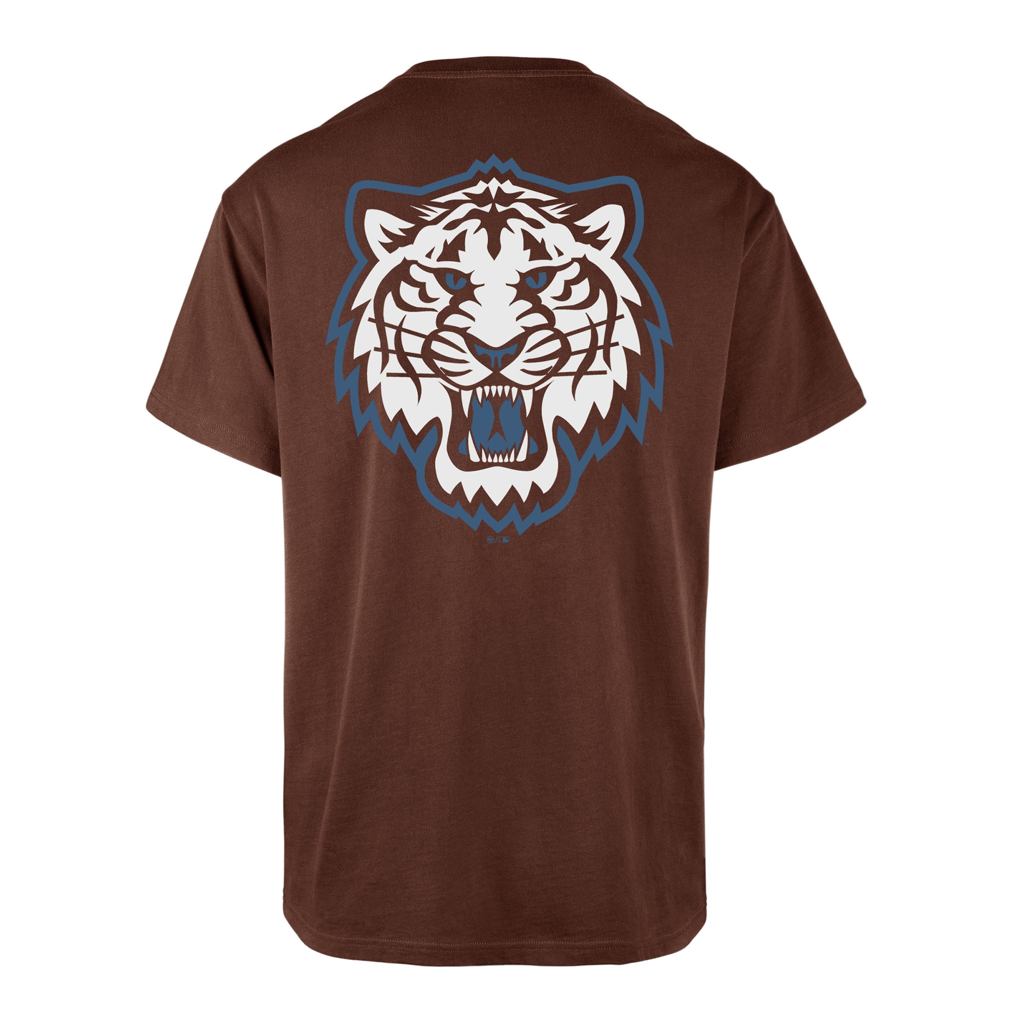 Detroit Tigers Alternate Logo Backer '47 Echo MLB T-Shirt Cacao