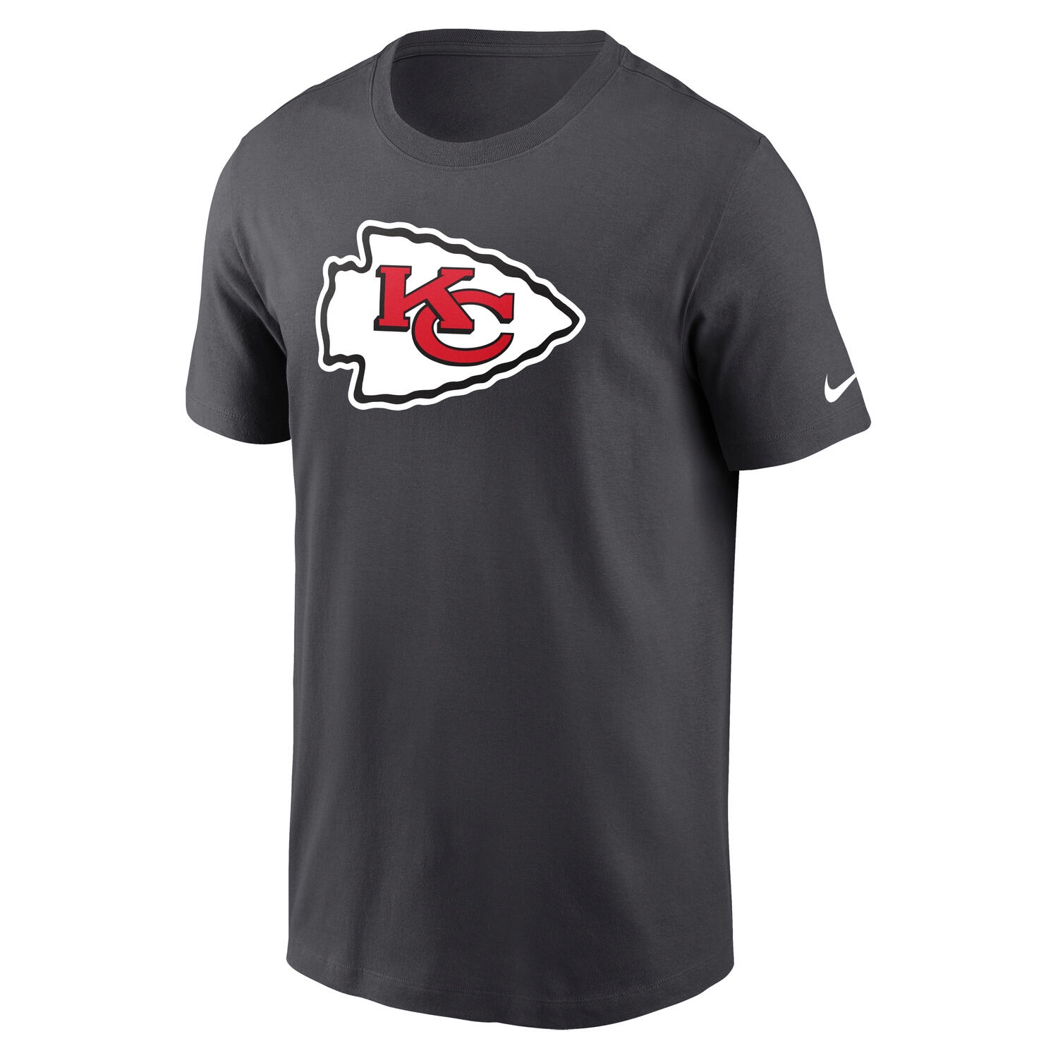Kansas City Chiefs Nike Essential Primary Logo NFL T-Shirt Dunkelgrau
