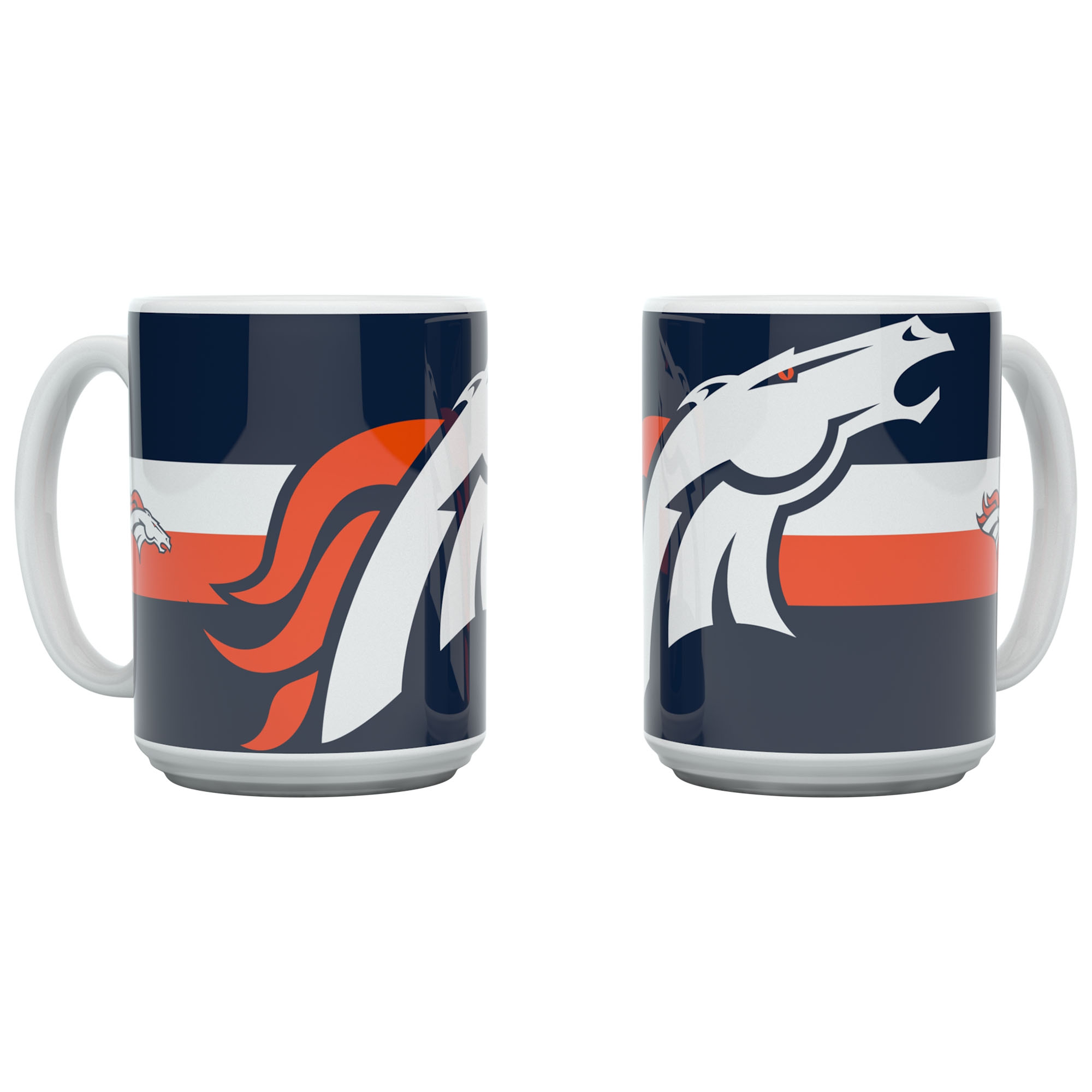 Denver Broncos Triple Logo Jumbo Becher (450 ml)