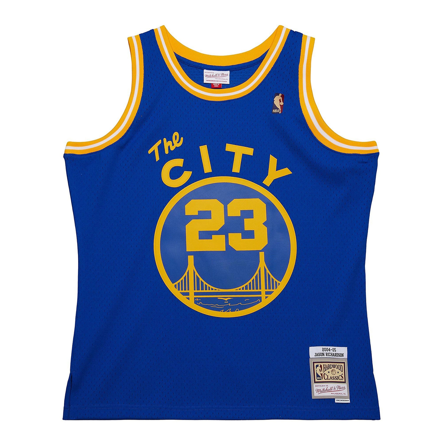 Jason Richardson #23 Golden State Warriors 2004-05 Mitchell & Ness Swingman NBA Jersey Blue