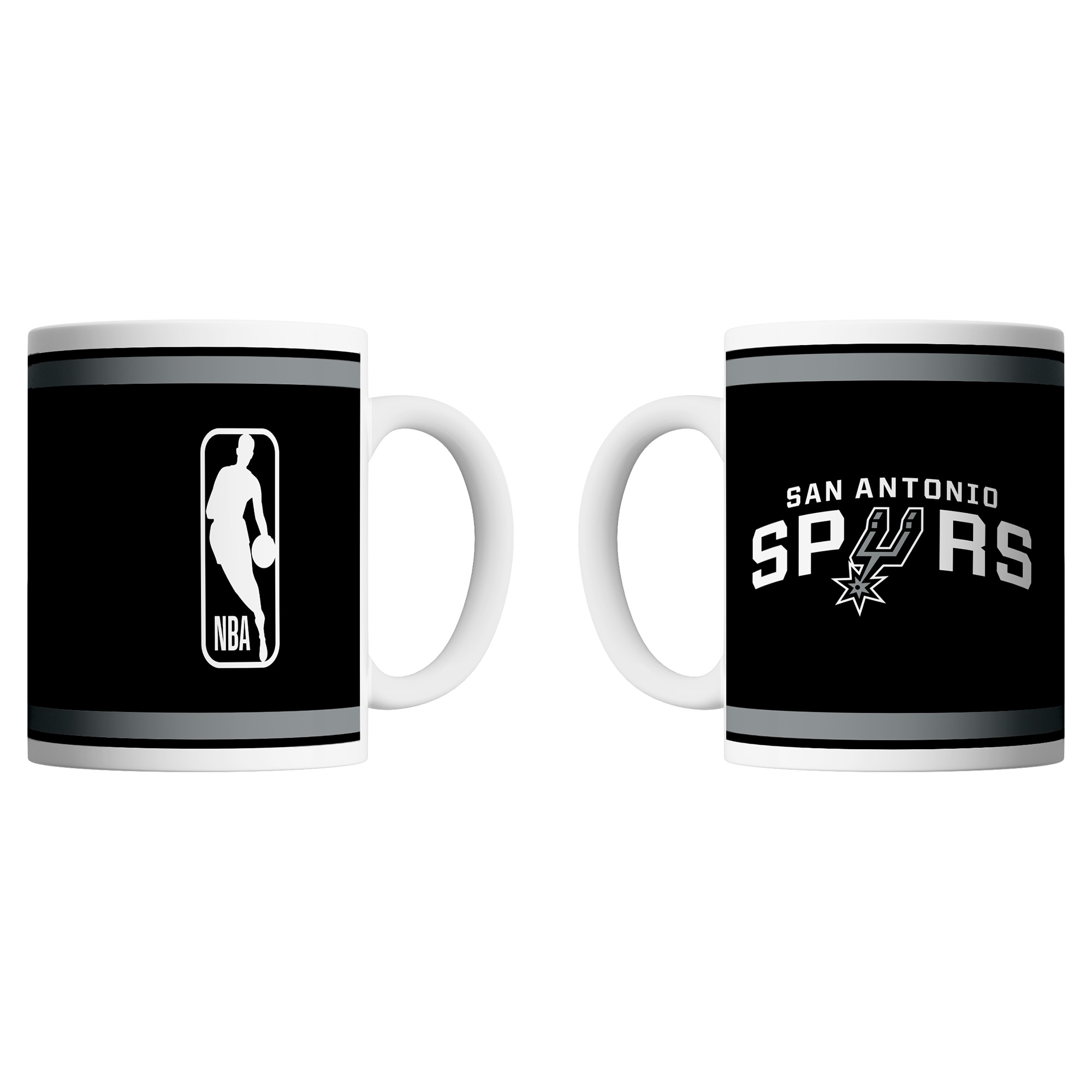 San Antonio Spurs Logo & Shield NBA Becher (330 ml)