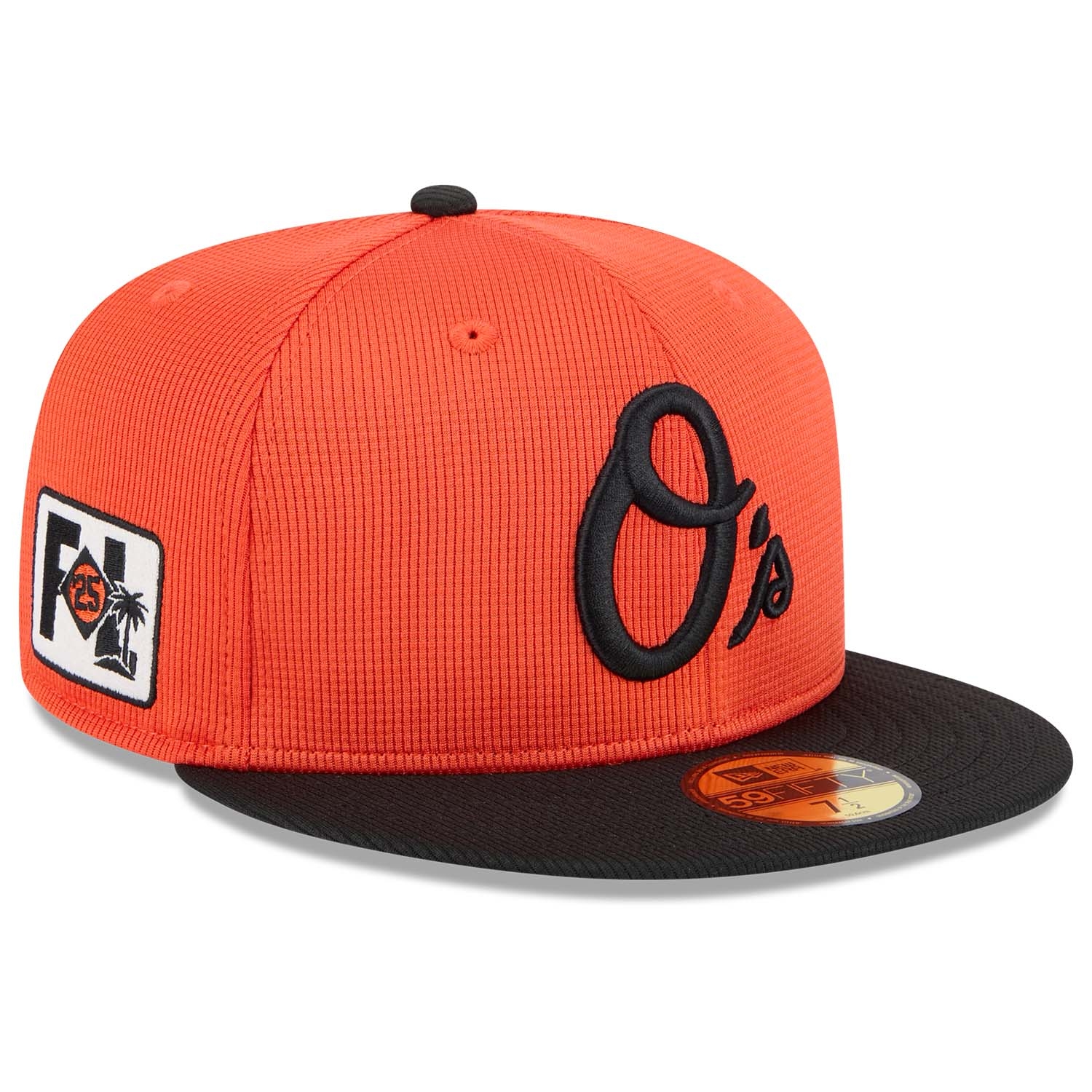 Baltimore Orioles 2025 MLB Spring Training 59FIFTY Fitted Cap Orange