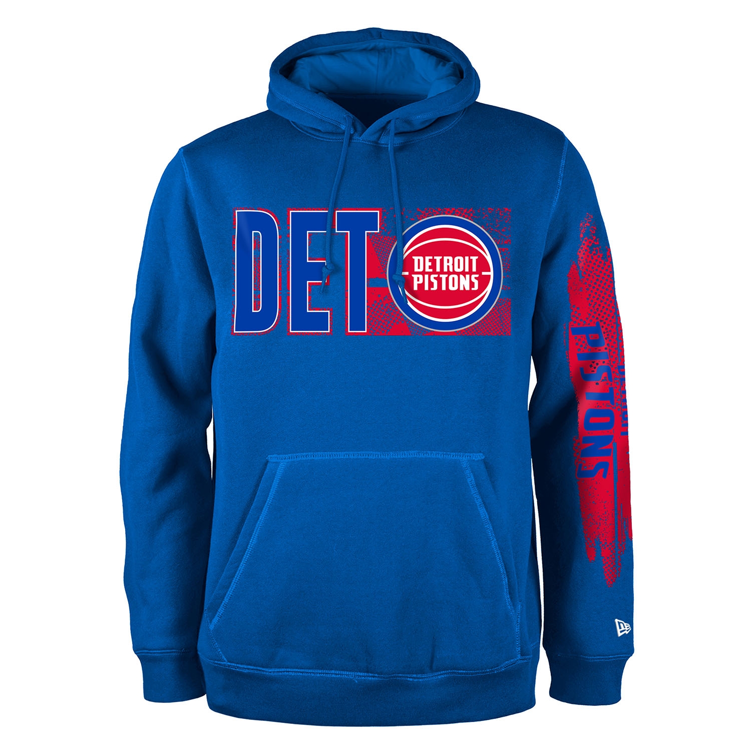 Detroit Pistons 2024 NBA Tip-Off New Era Hoodie Blau
