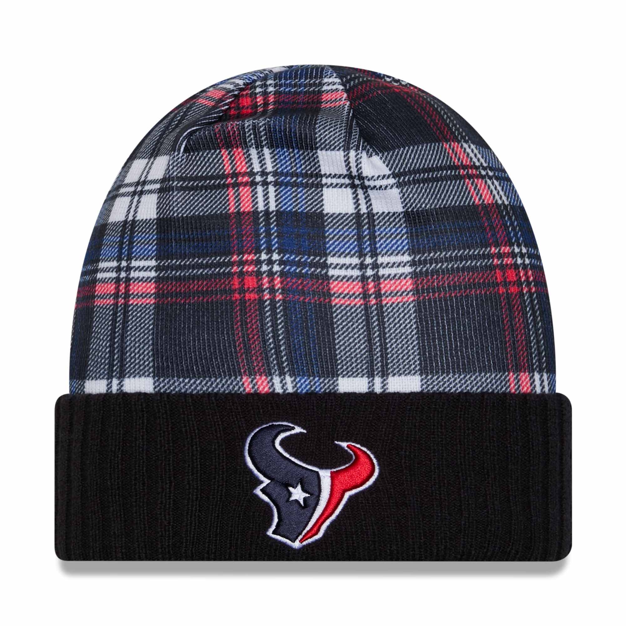 Houston Texans 2024 NFL Sideline Statement New Era Beanie Wintermütze Navy