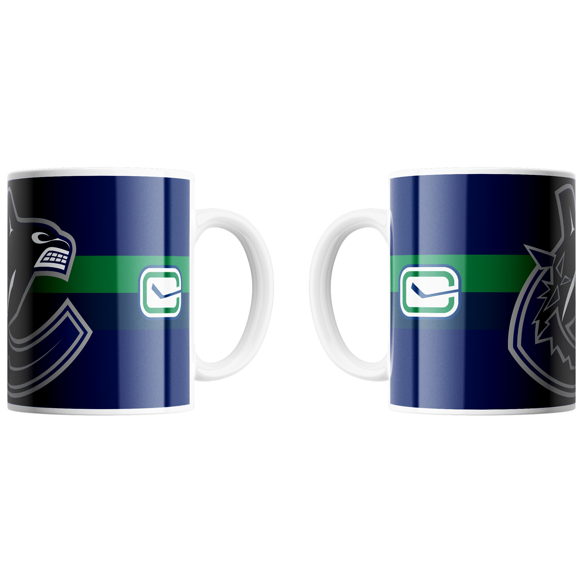 Vancouver Canucks Triple Logo NHL Jumbo Mug (450 ml)