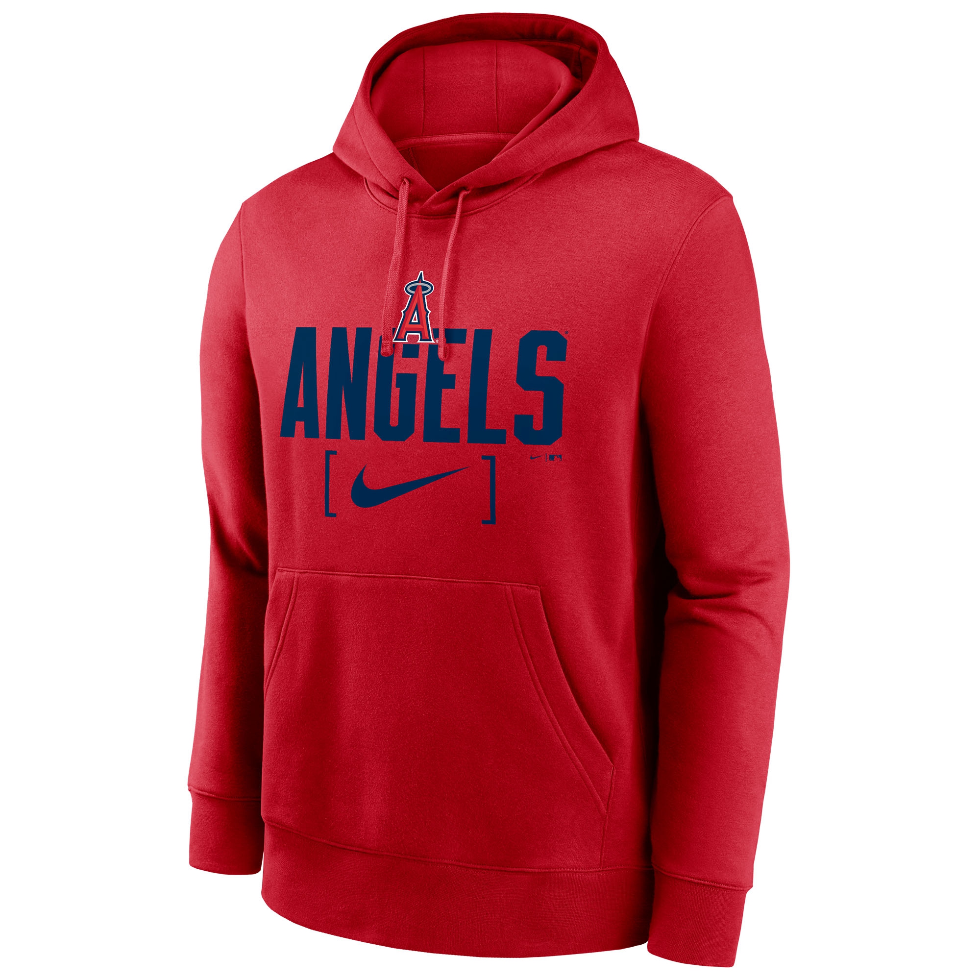 Los Angeles Angels Nike Club Slack MLB Hoodie Rot