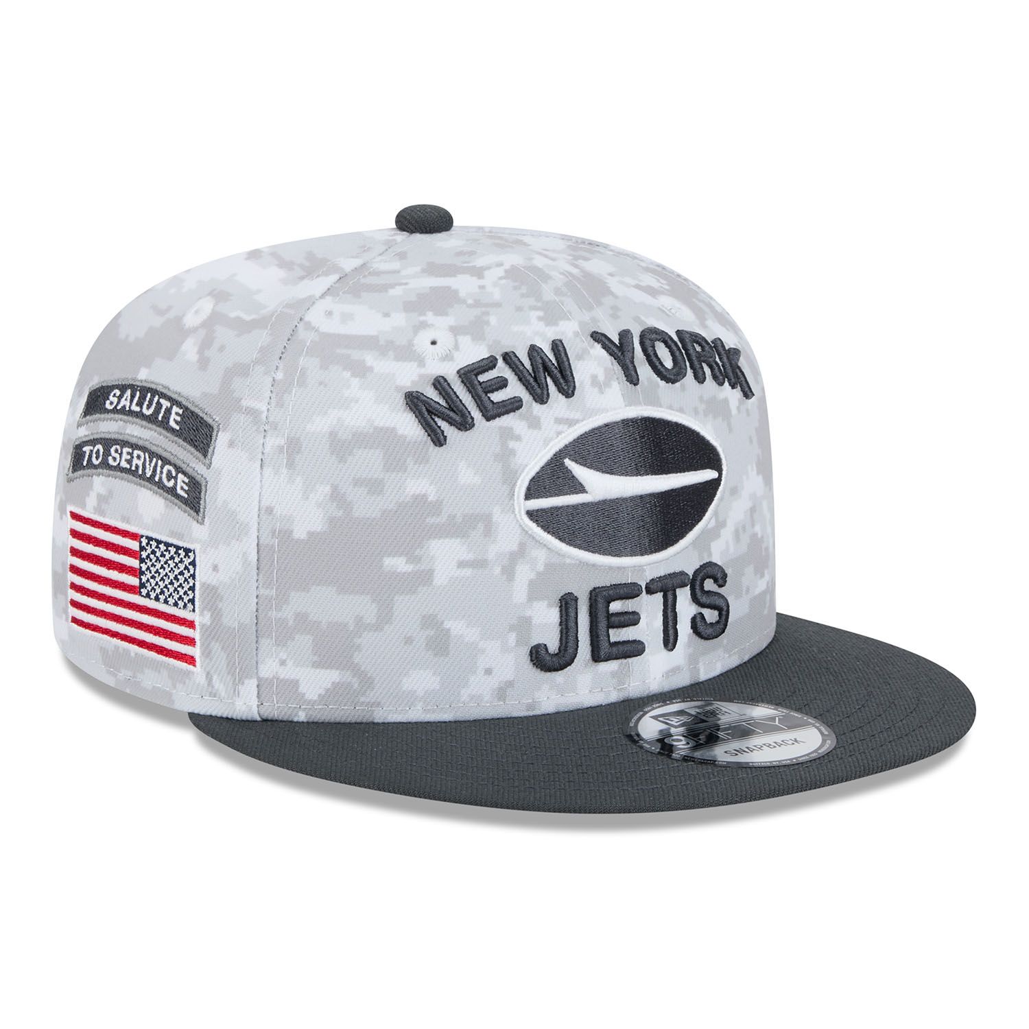 New York Jets 2024 NFL Salute to Service New Era 9FIFTY Snapback Cap