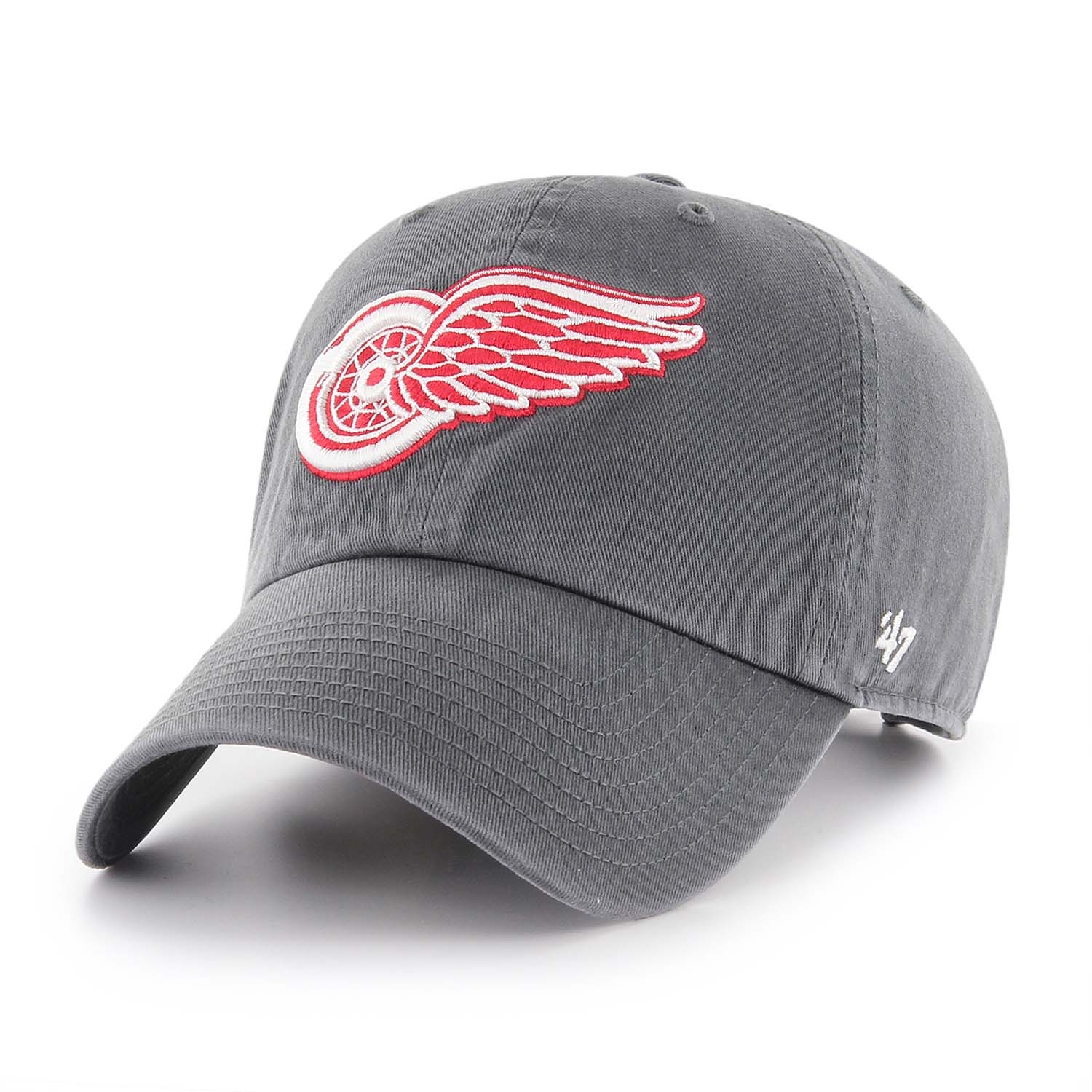 Detroit Red Wings Vintage '47 Clean Up Adjustable NHL Cap Charcoal