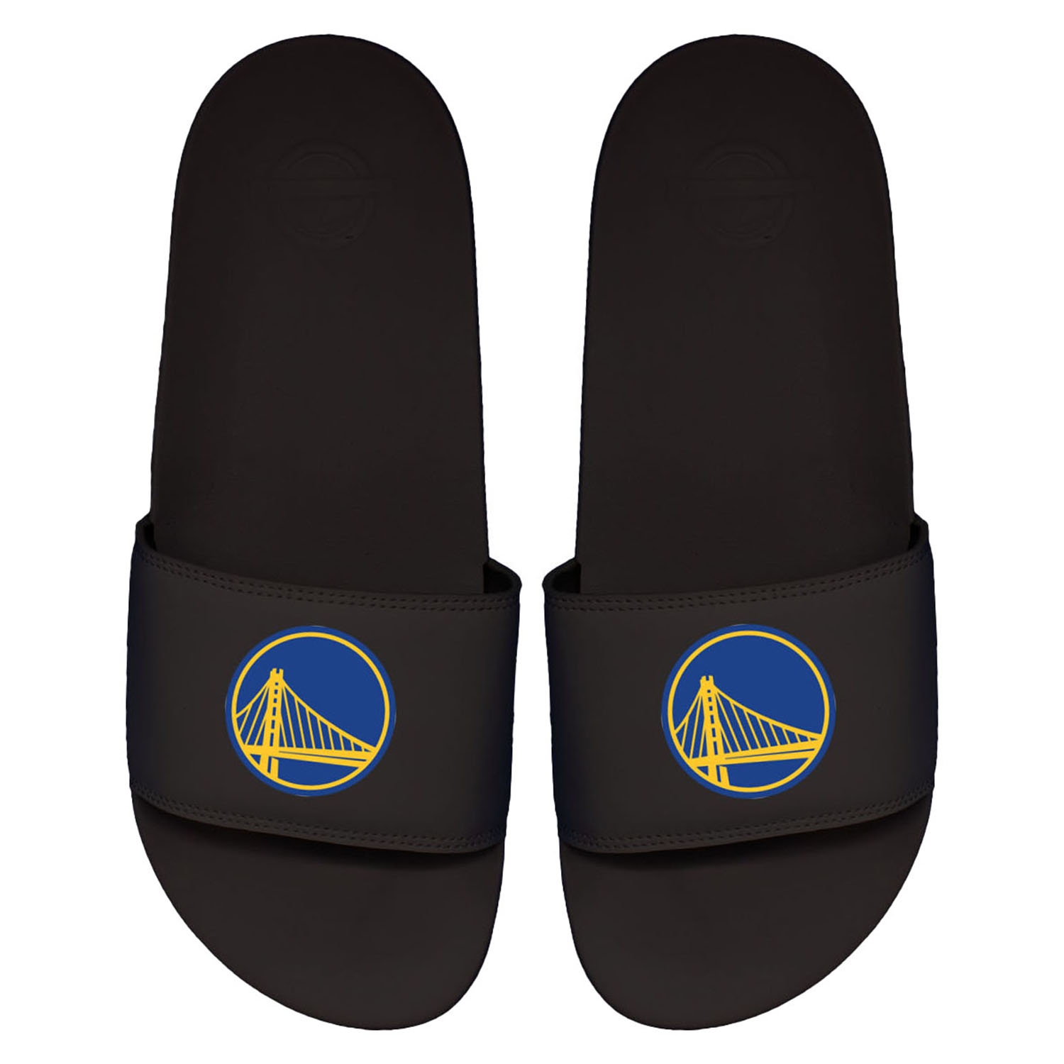 Golden State Warriors Primary Logo ISlide NBA Gel Slides Black