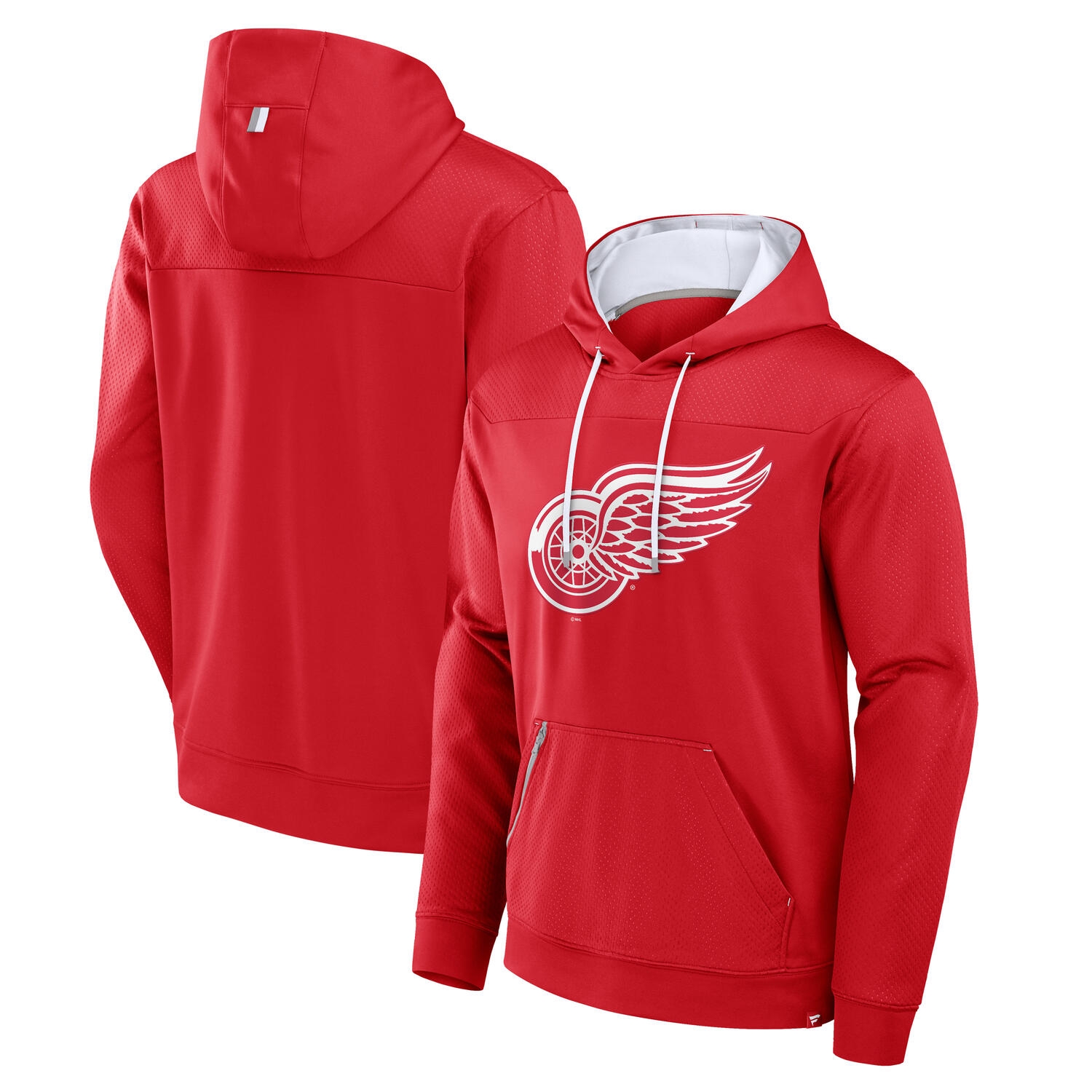 Detroit Red Wings Defender Dot Faded NHL Hoodie Red
