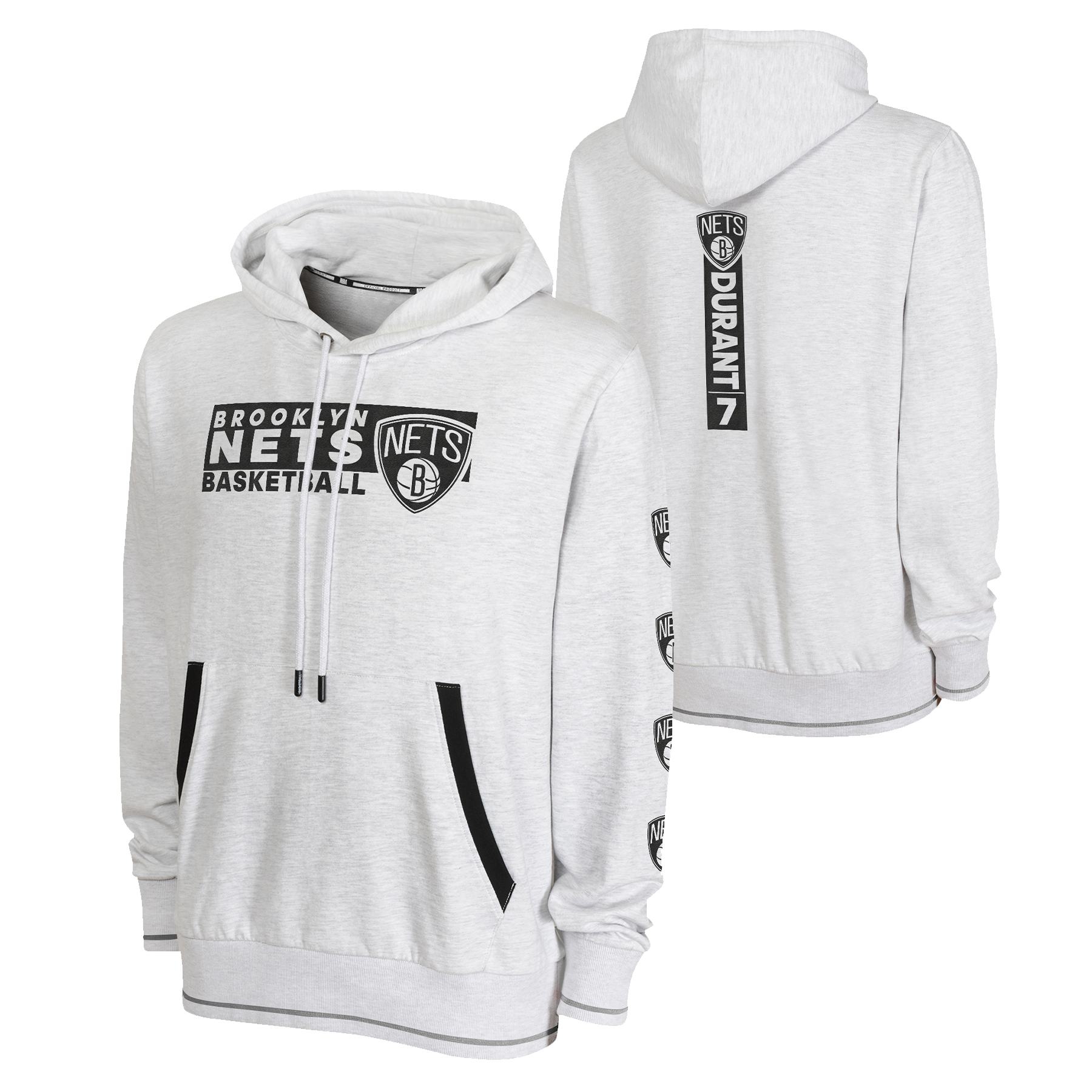 Kevin Durant #35 Brooklyn Nets Outerstuff NBA Hoodie Grey