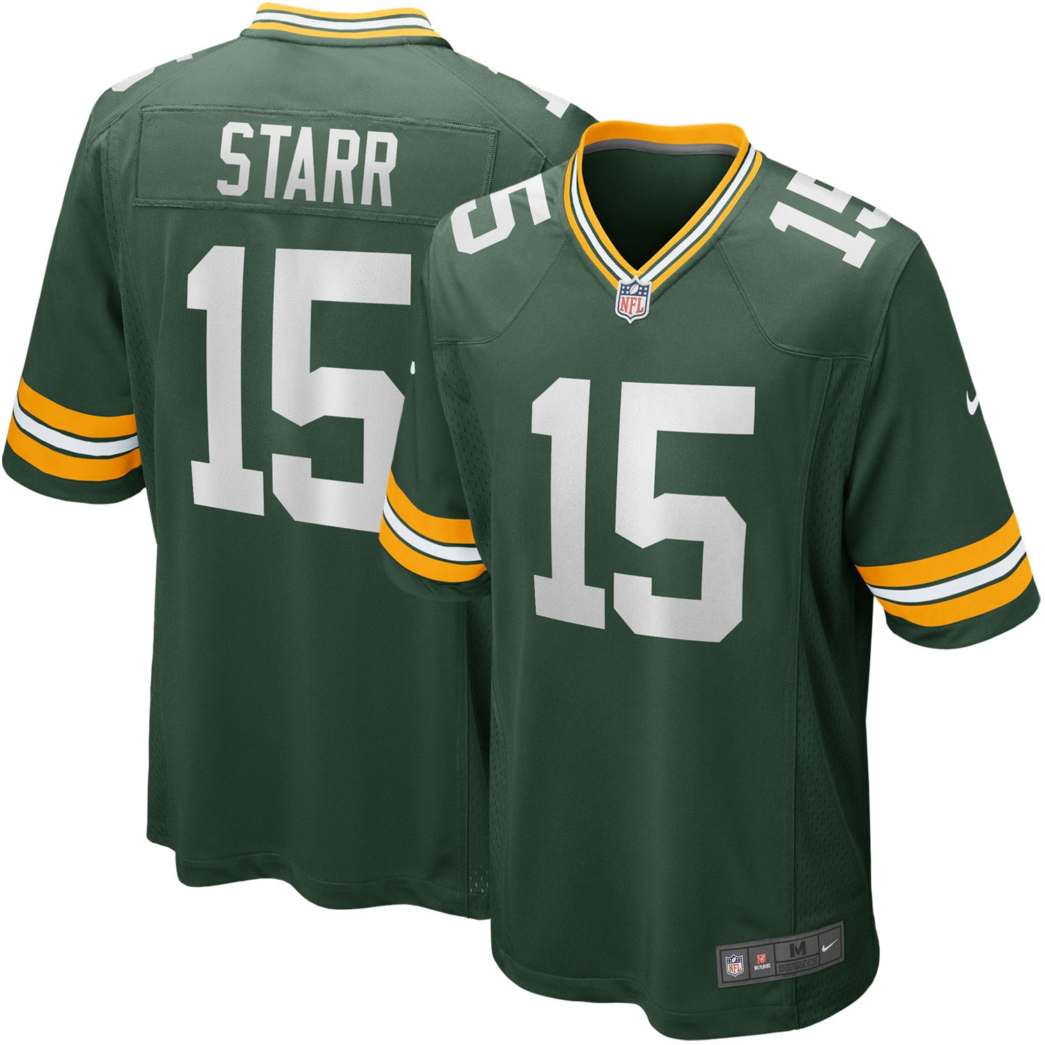 Bart Starr #15 Green Bay Packers Nike Game NFL Trikot Grün