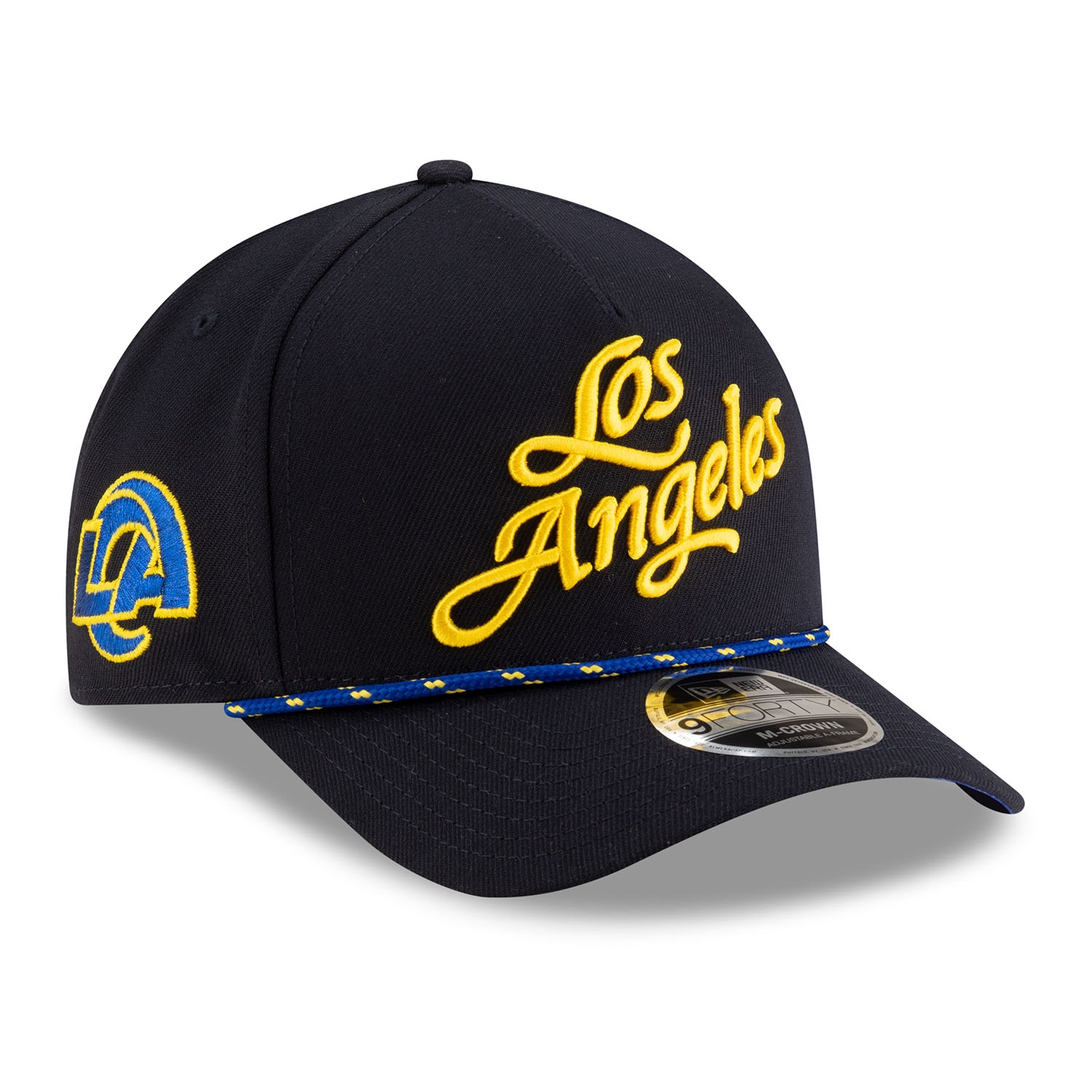 Los Angeles Rams 2025 Rivalries 9FORTY M-Crown Snapback Cap Navy
