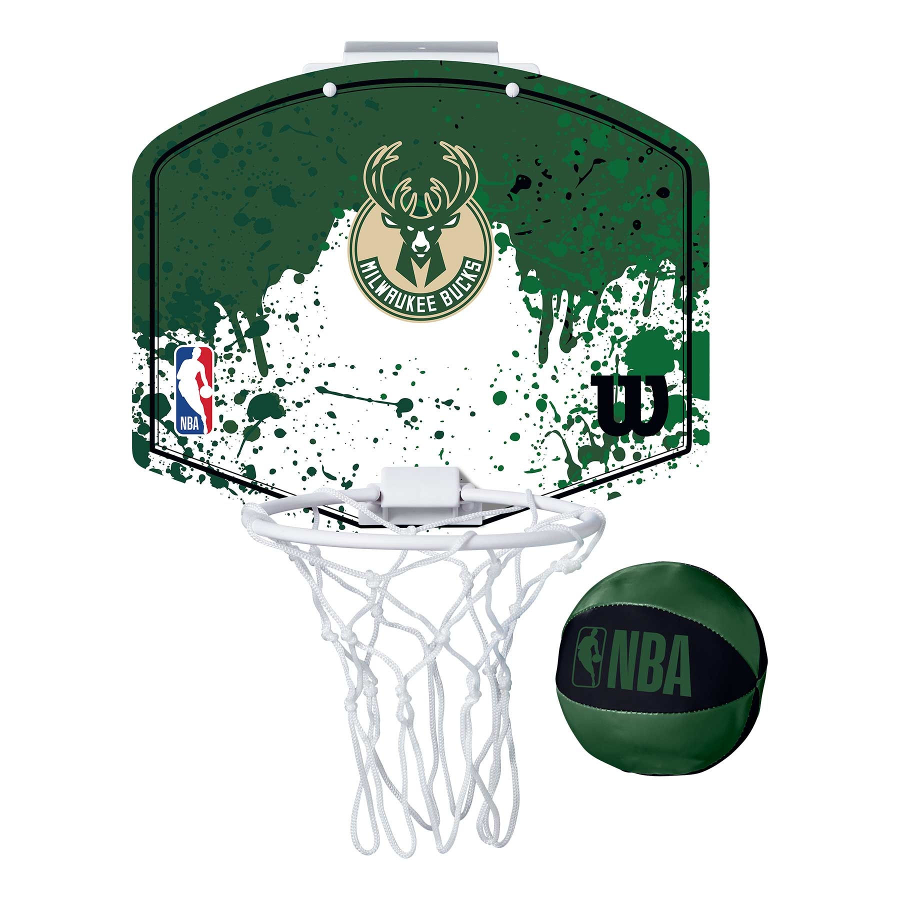 Milwaukee Bucks Wilson DRV NBA Mini Hoop Set