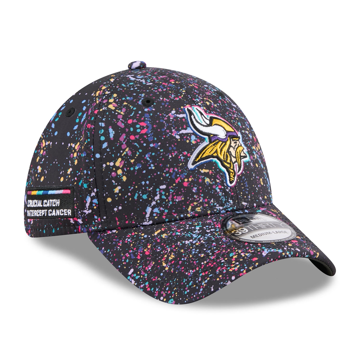 Minnesota Vikings 2025 NFL Crucial Catch 39THIRTY Flex Cap