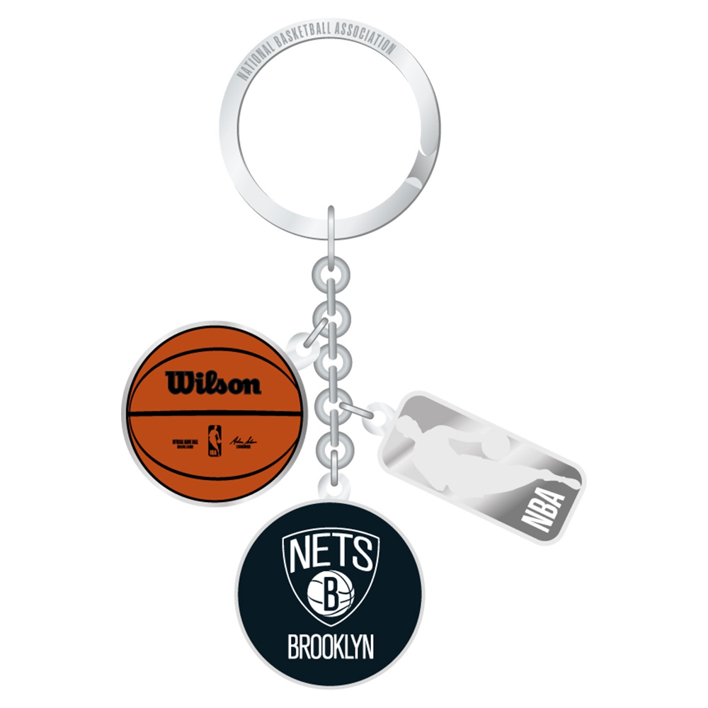 Brooklyn Nets NBA Charm Schlüsselanhänger
