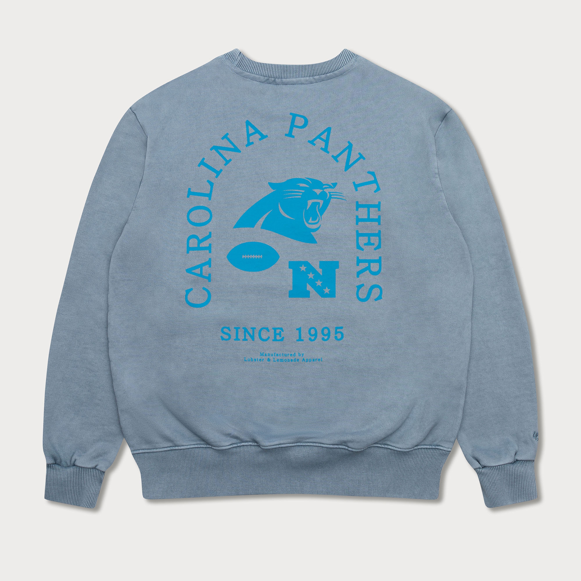 Carolina Panthers L&L '96 Classics NFL Crewneck Sweater Blau