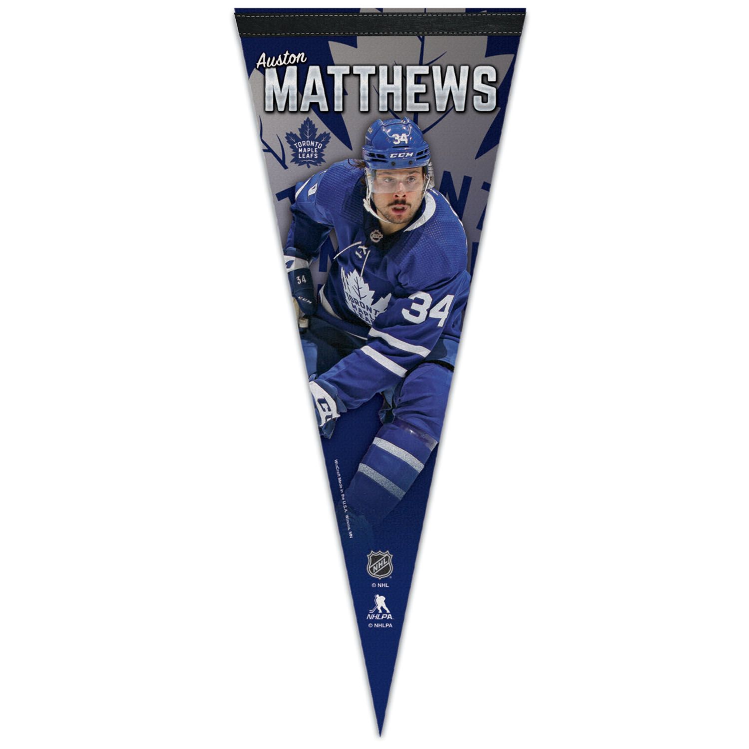 Auston Matthews Toronto Maple Leafs WinCraft Premium NHL Pennant