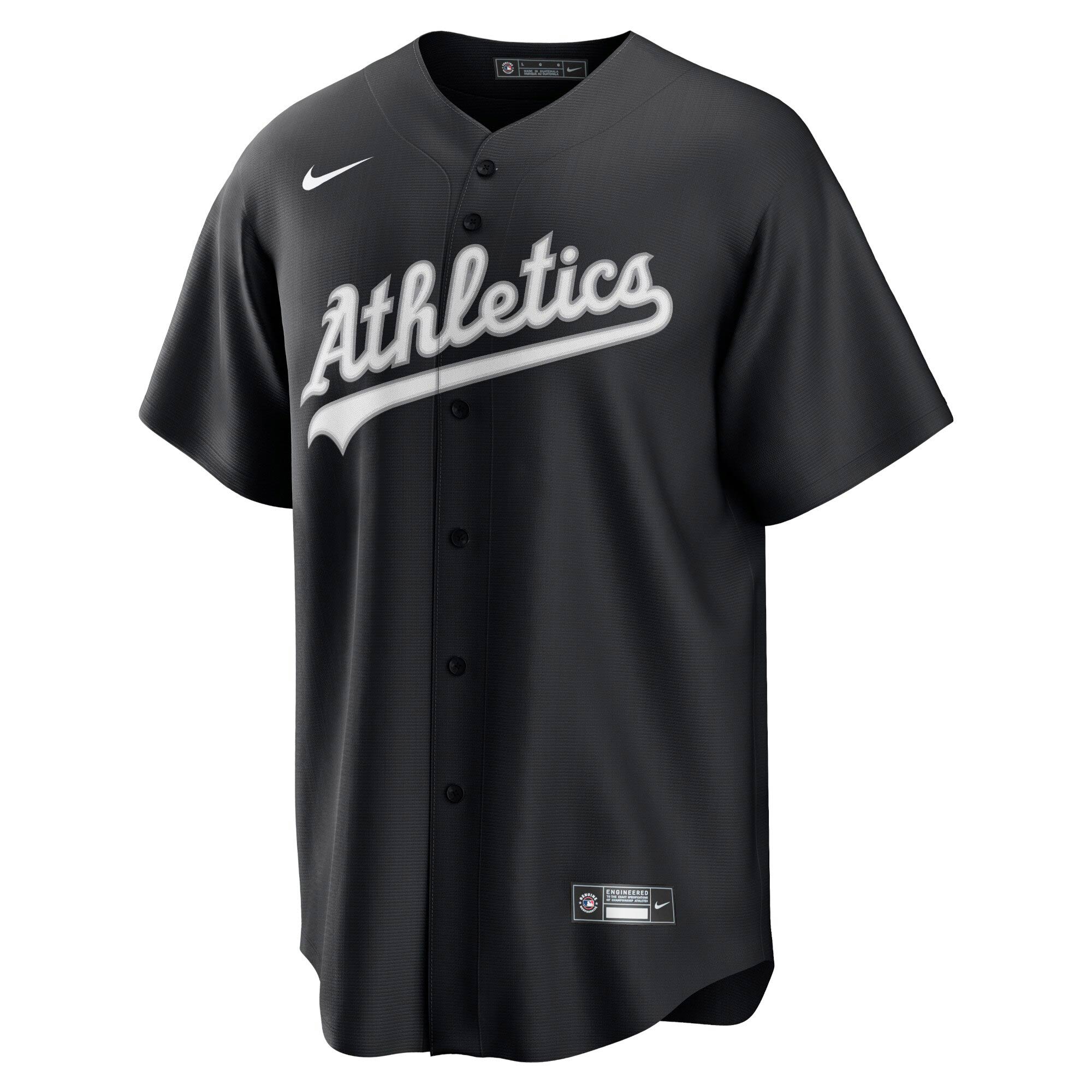 Oakland Athletics Black Fashion Nike MLB Jersey
