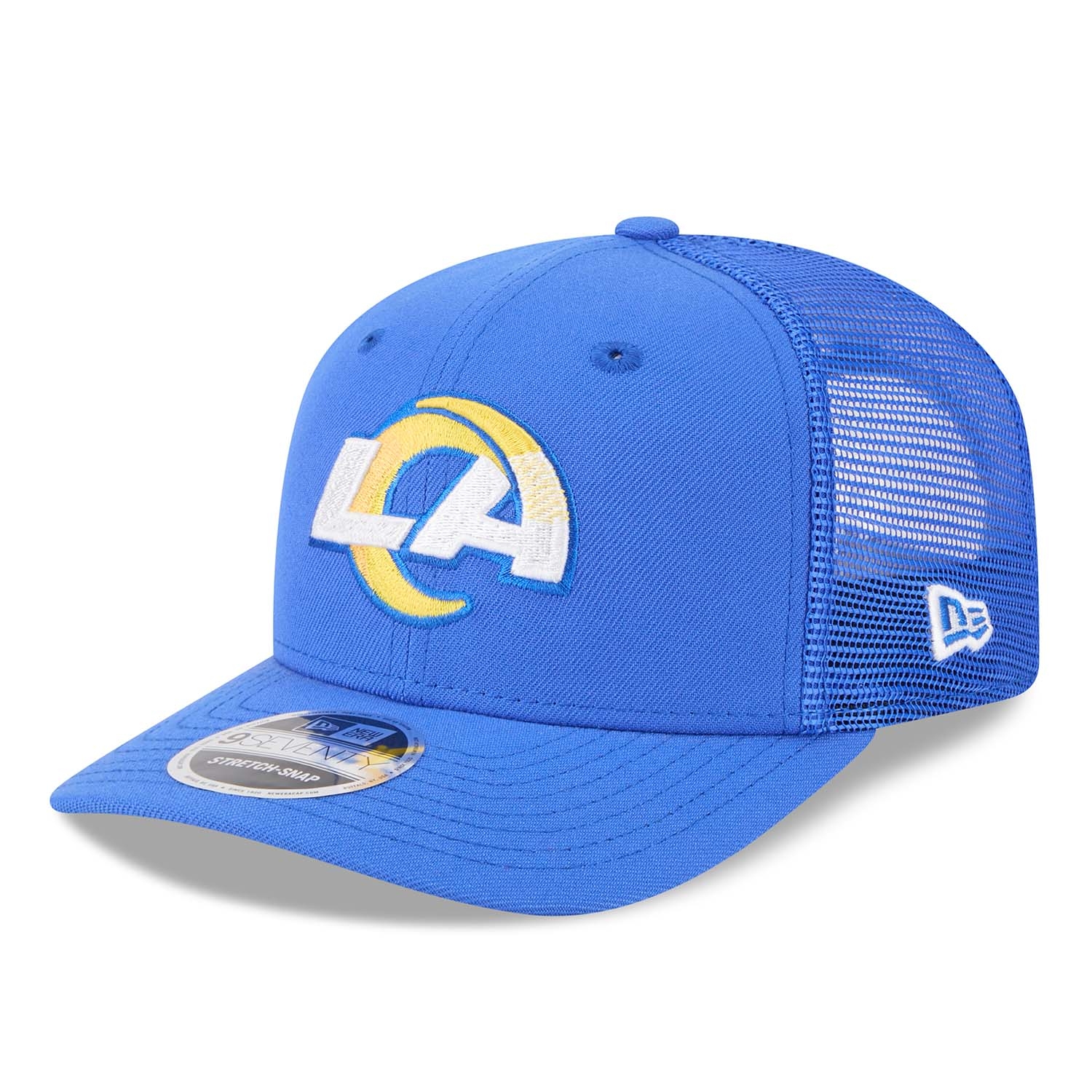 Los Angeles Rams New Era Stretch-Snap 9SEVENTY NFL Trucker Cap Blau