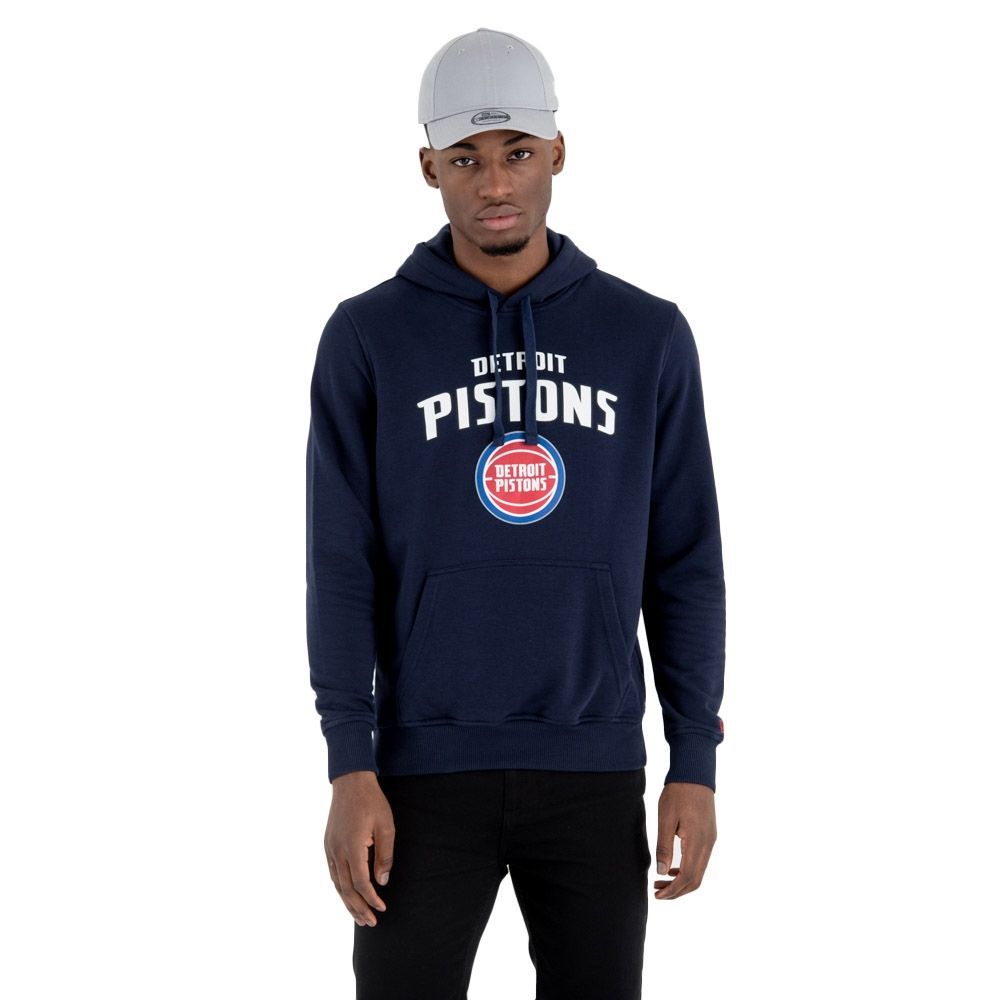 Detroit Pistons Team Logo Hoodie NBA Sweatshirt