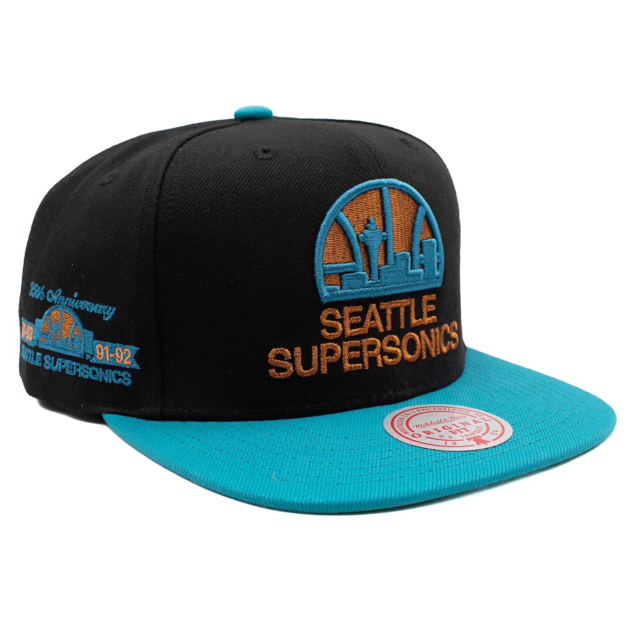 Seattle Supersonics Make Cents Mitchell & Ness Snapback NBA Cap