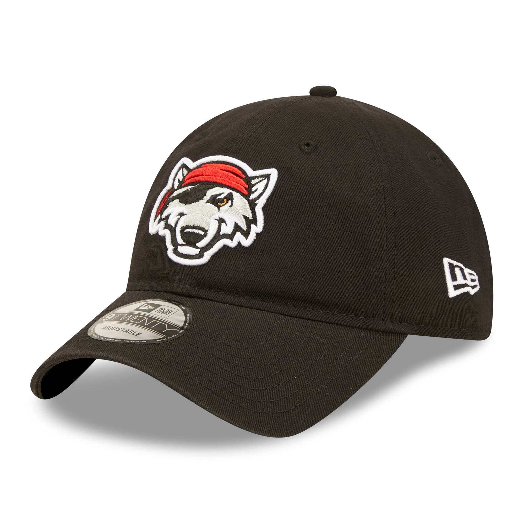 Erie SeaWolves New Era 9TWENTY Adjustable MiLB Cap Schwarz