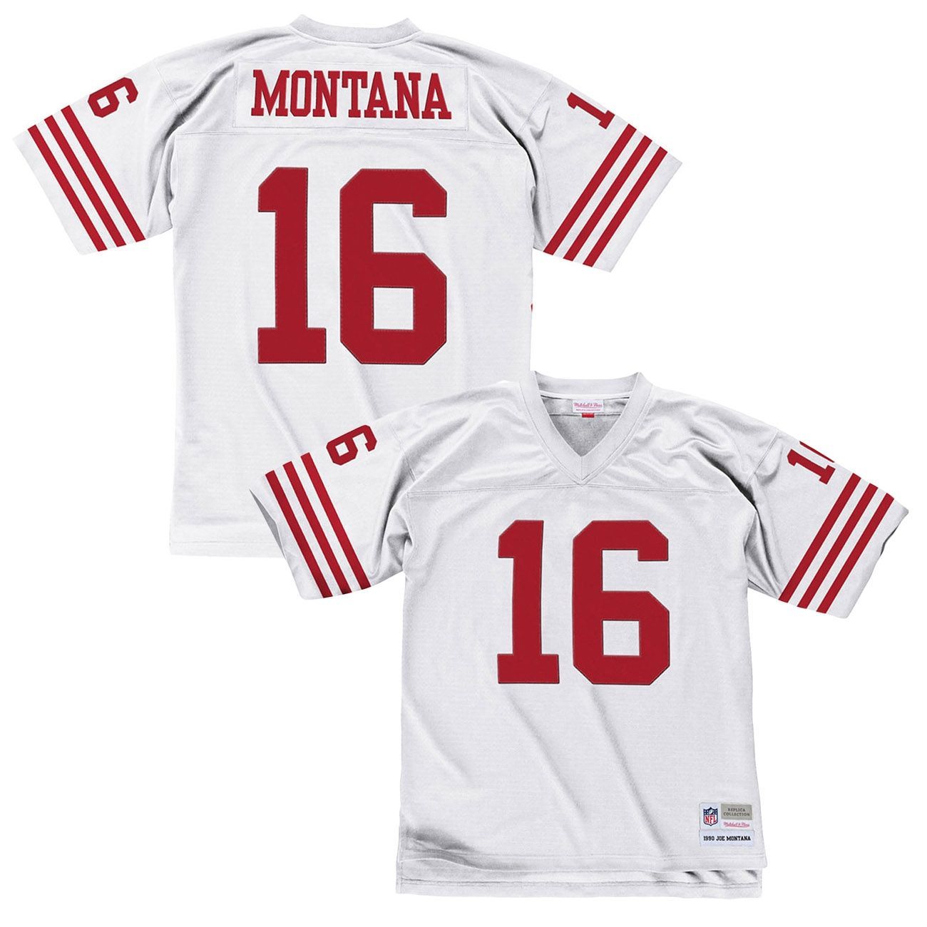 Joe Montana #16 San Francisco 49ers 1990 Legacy Throwback NFL Jersey White