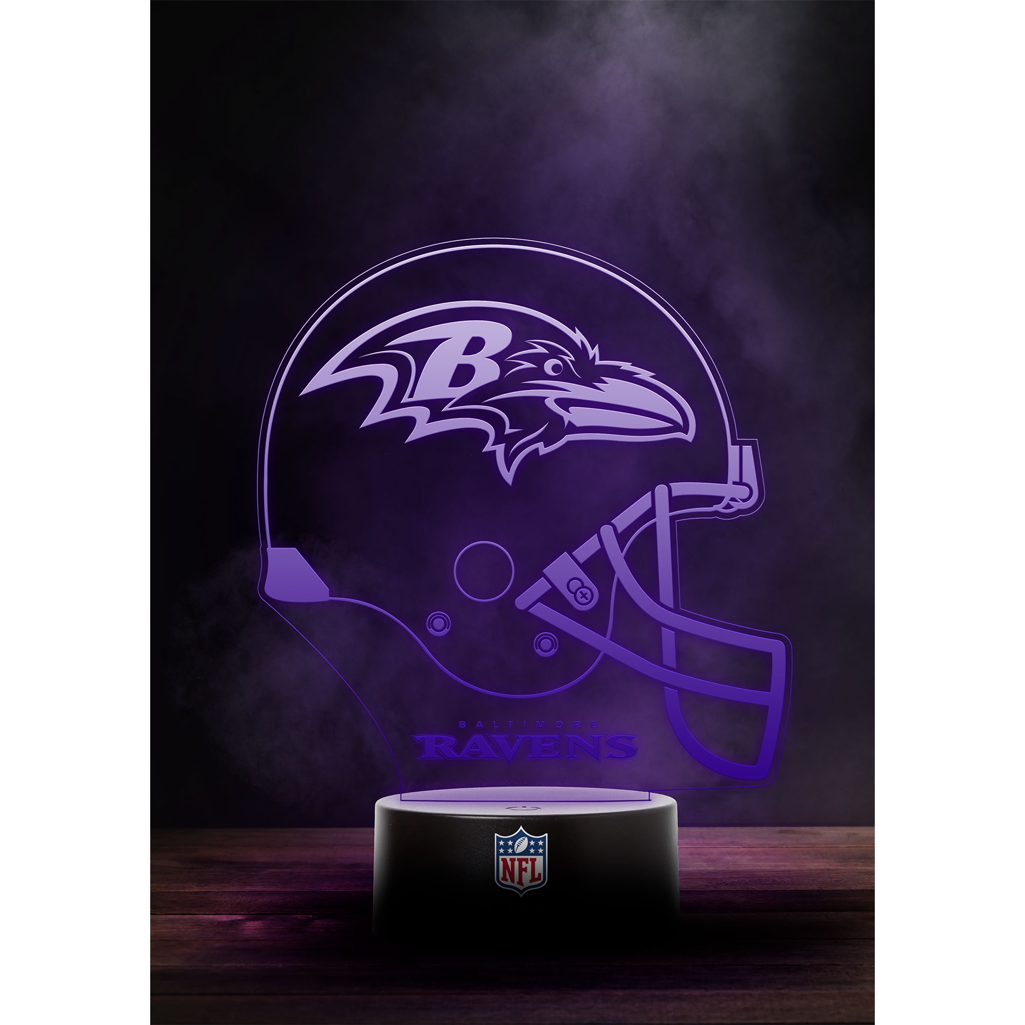 Baltimore Ravens NFL Helmet LED-Leuchtschild